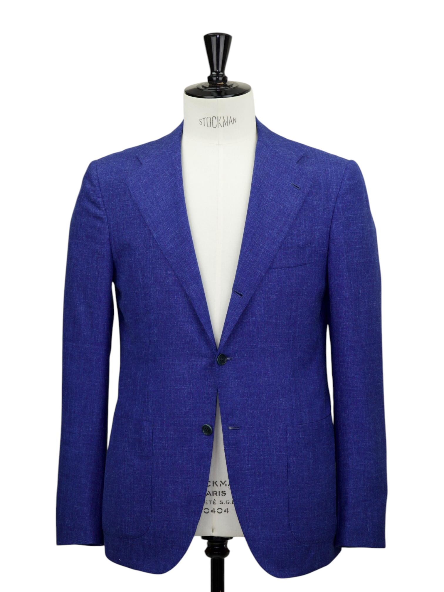 Kiton Cobalt Blue Cashmere, Linen and Silk Melange Suit