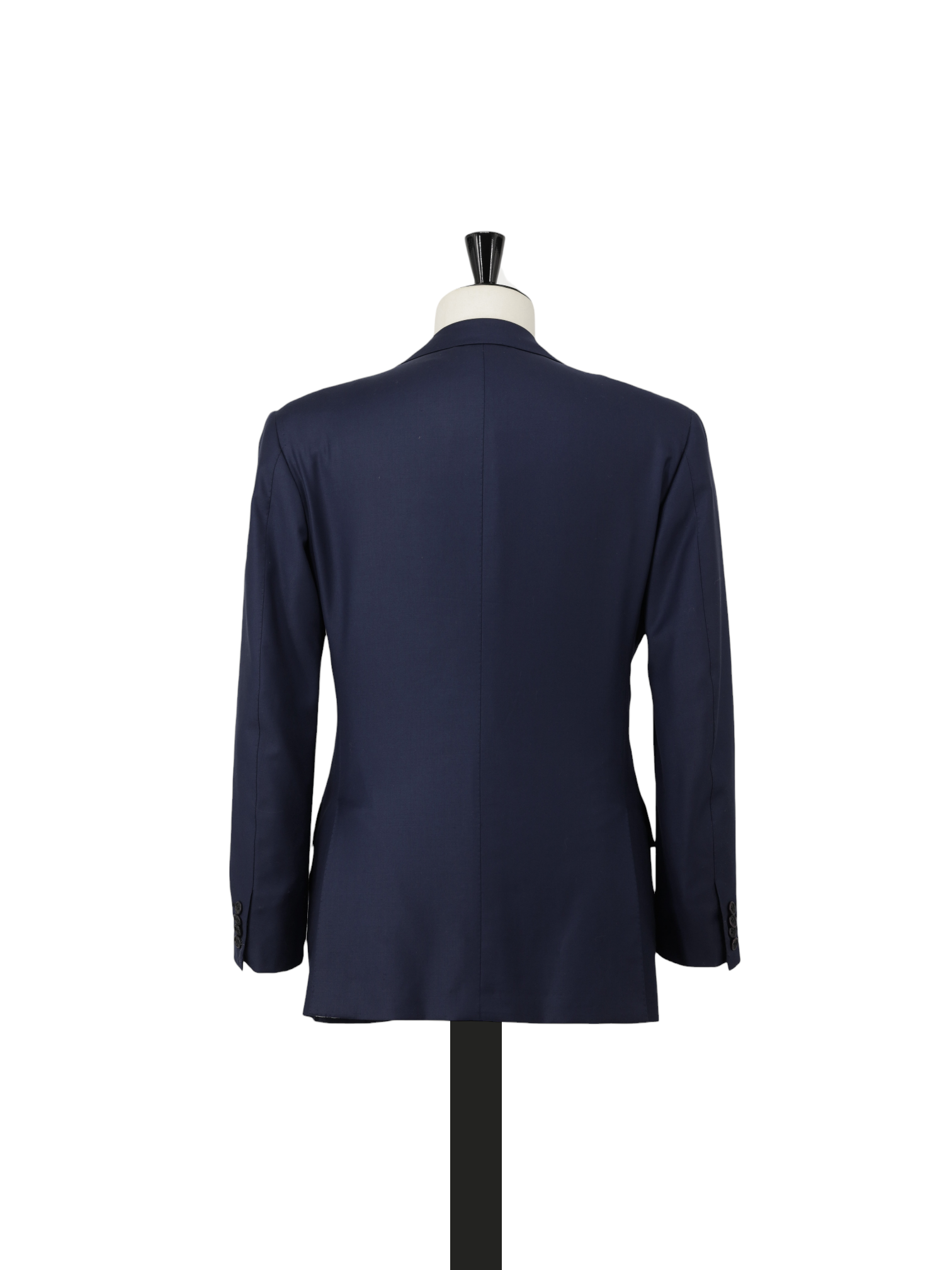 Luigi Borrelli Dark Blue Fine-Wool Twill Neapolitan Suit