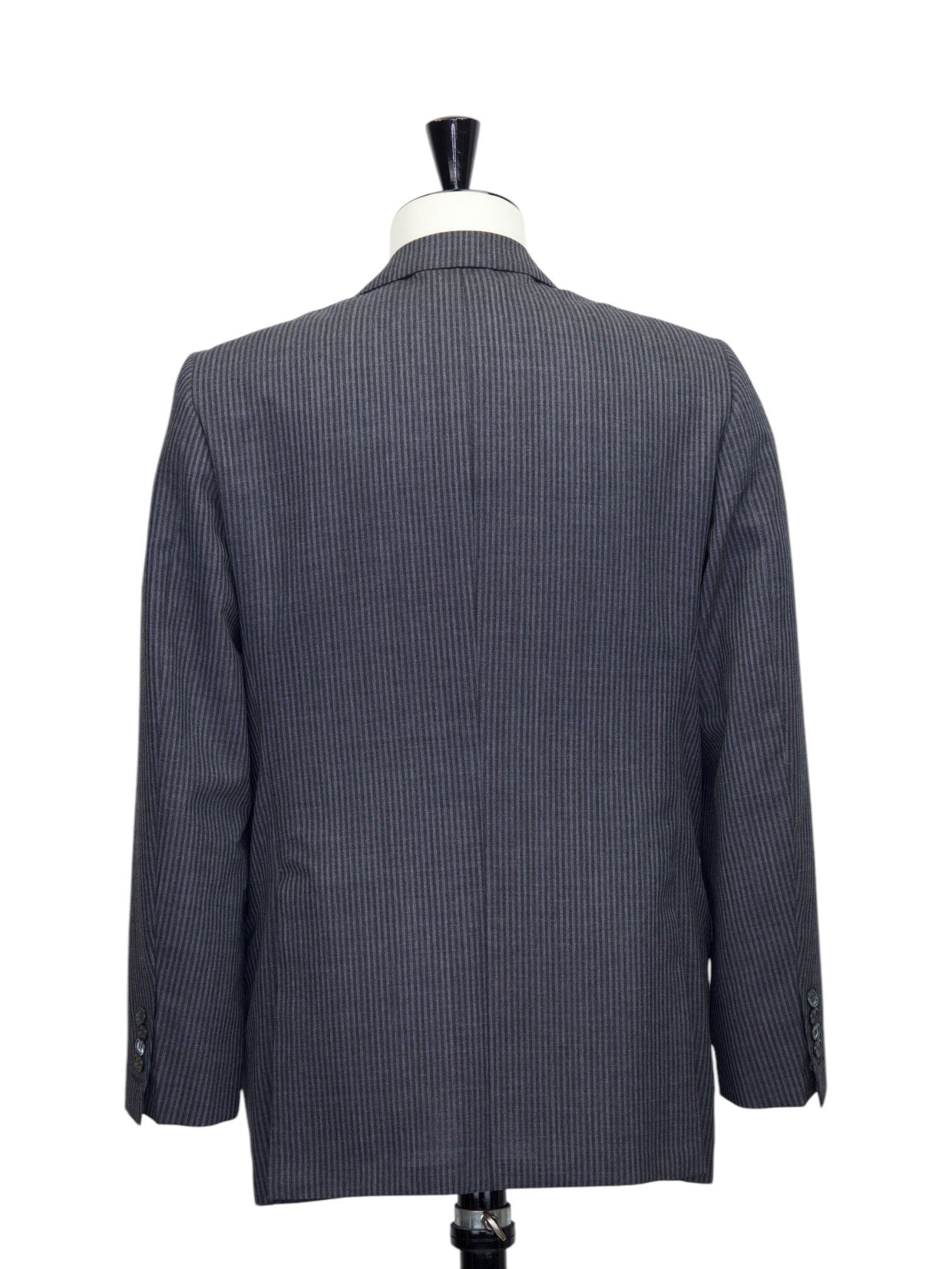 Kiton Grey Wool Pinstripe Suit