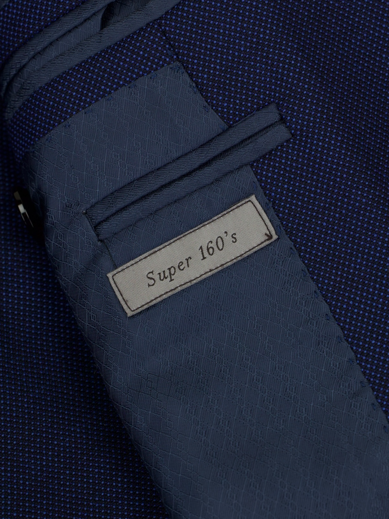 Canali Midnight Blue "Su Misura" Super 160's Birdseye Suit
