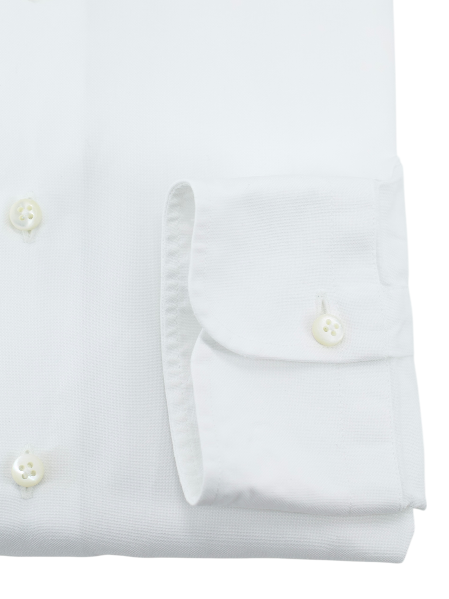 Emanuele Maffeis White Plain-Weave Dress Shirt