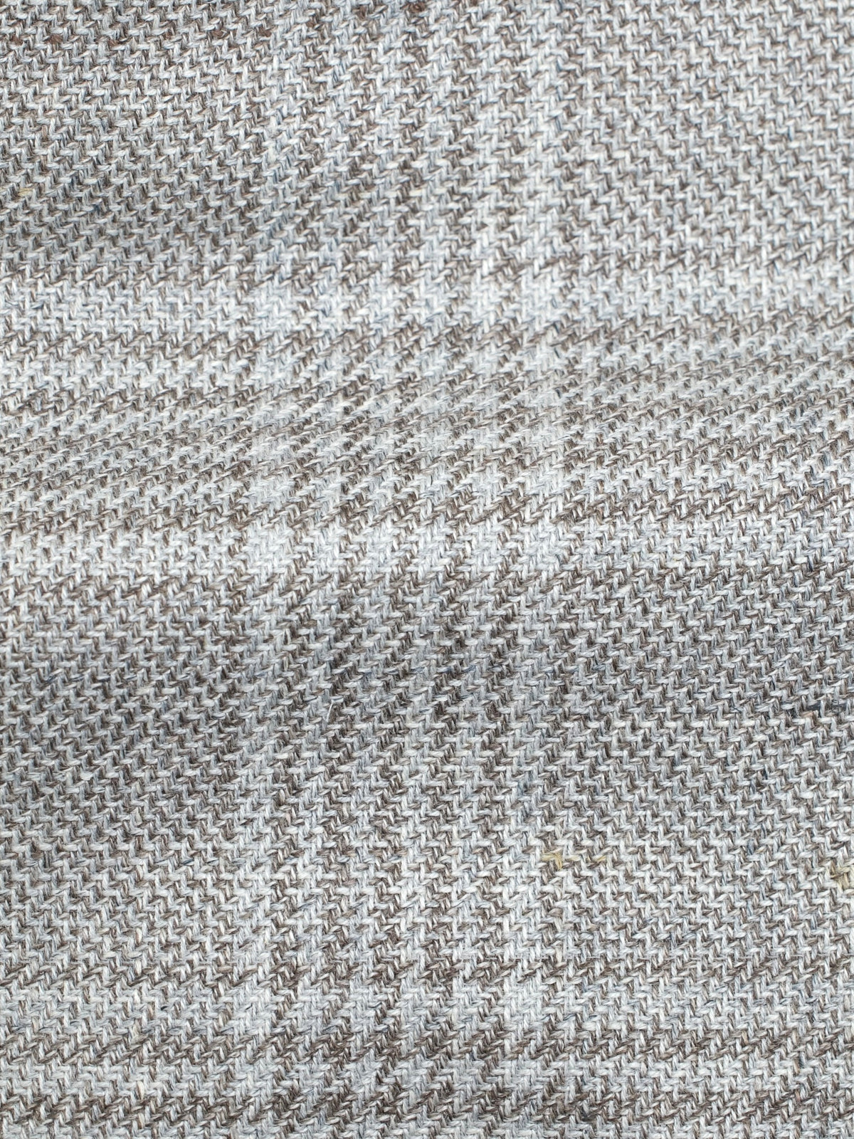 Cesare Attolini Taupe & Ice Blue Wool, Silk & Linen Glenplaid Jacket