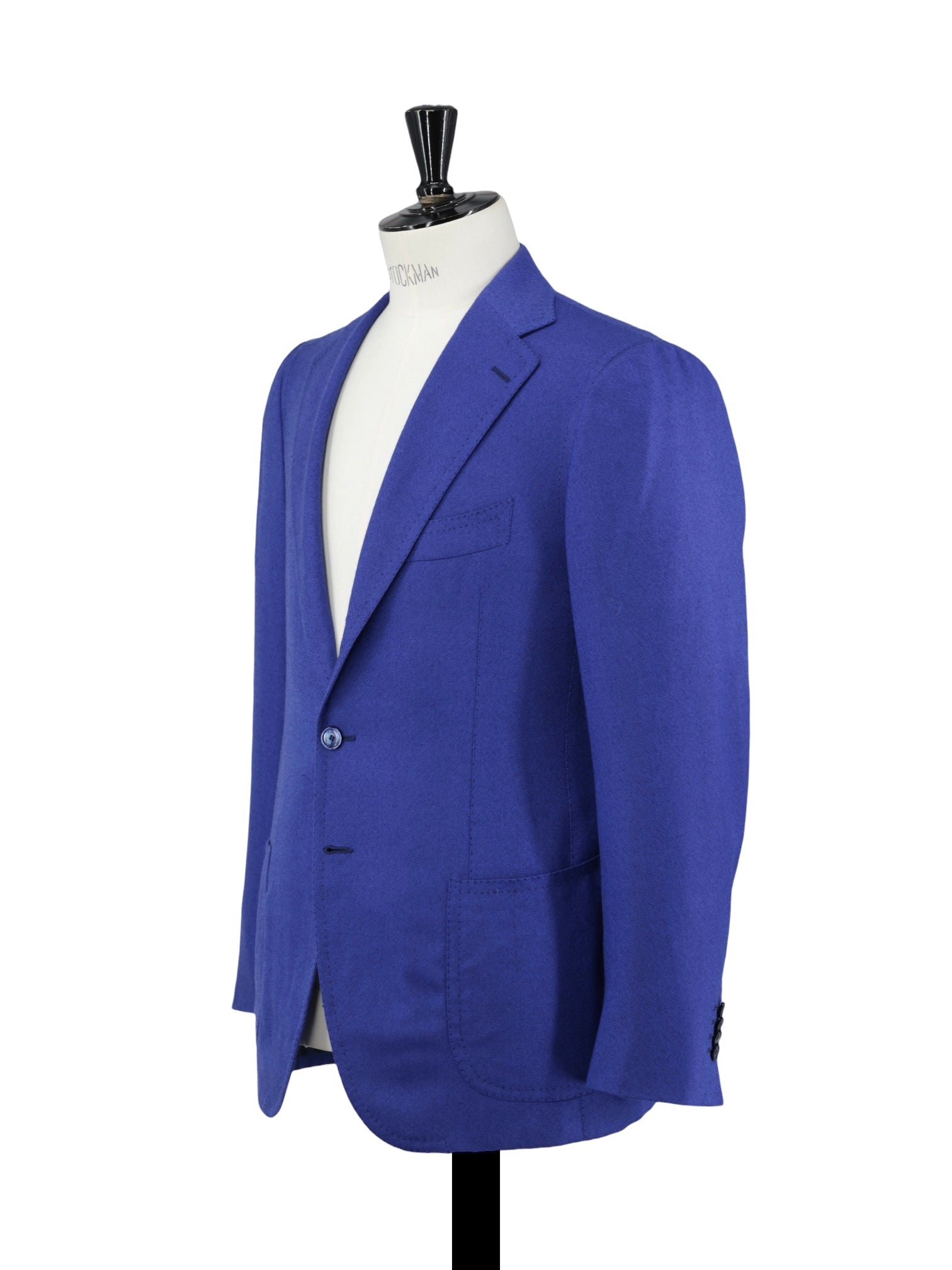 Cesare Attolini Cobalt Blue Super 140’s Pinpoint Jacket