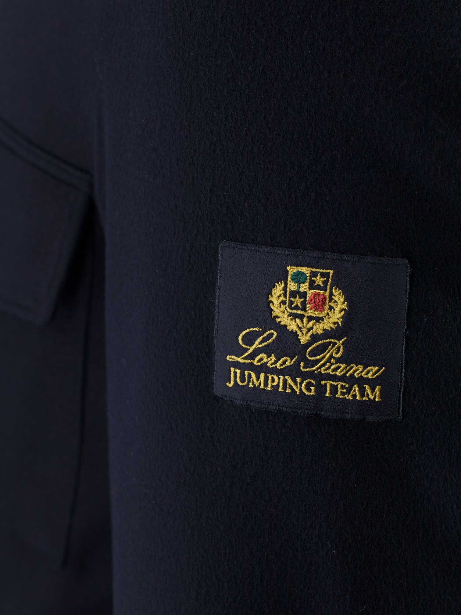 Loro Piana Navy Green Storm-System Cashmere "Jumping Team" Traveller Jacket