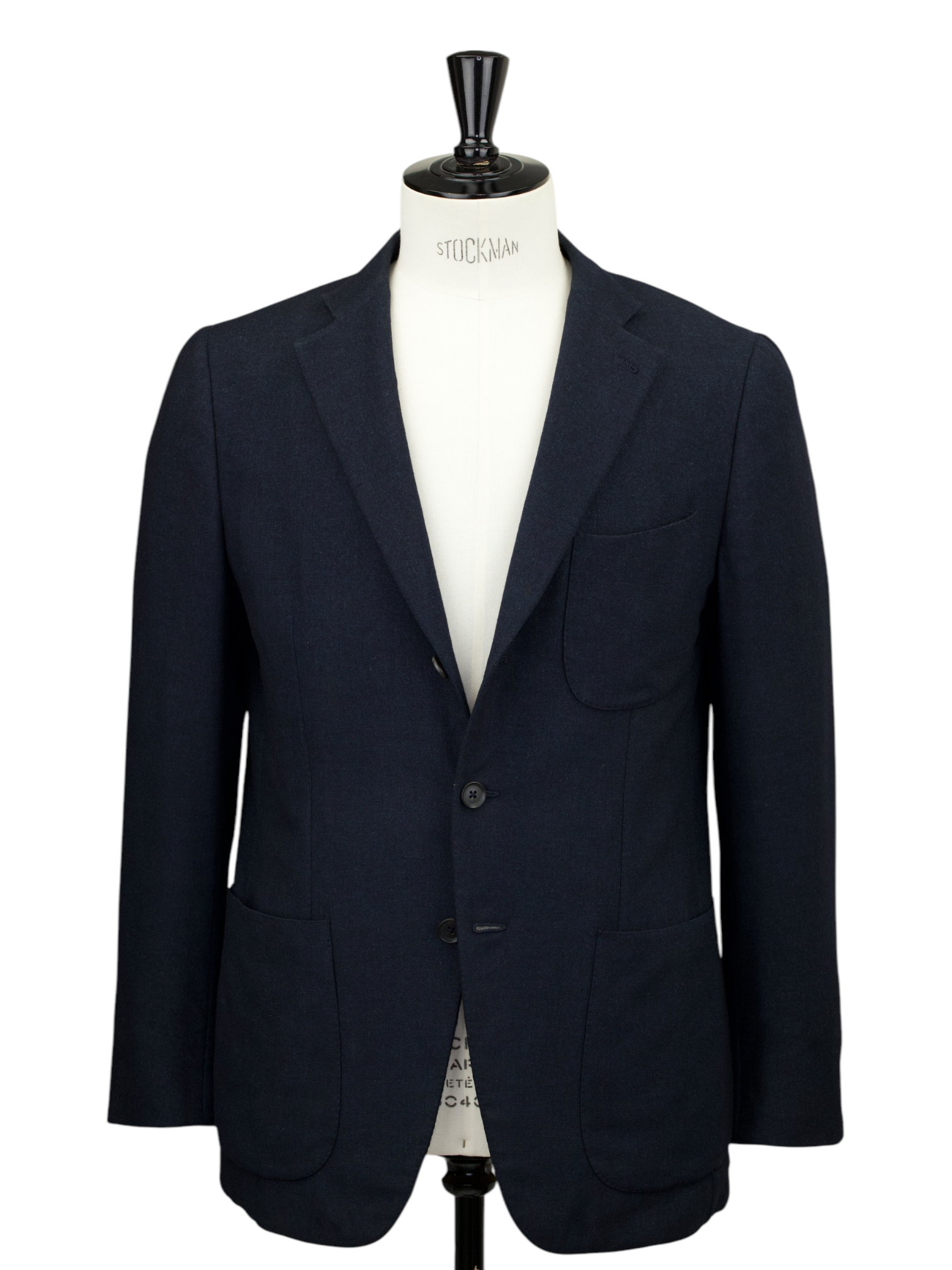 Isaia Navy Plushy Cashmere & Silk "AquaCashmere" Jacket
