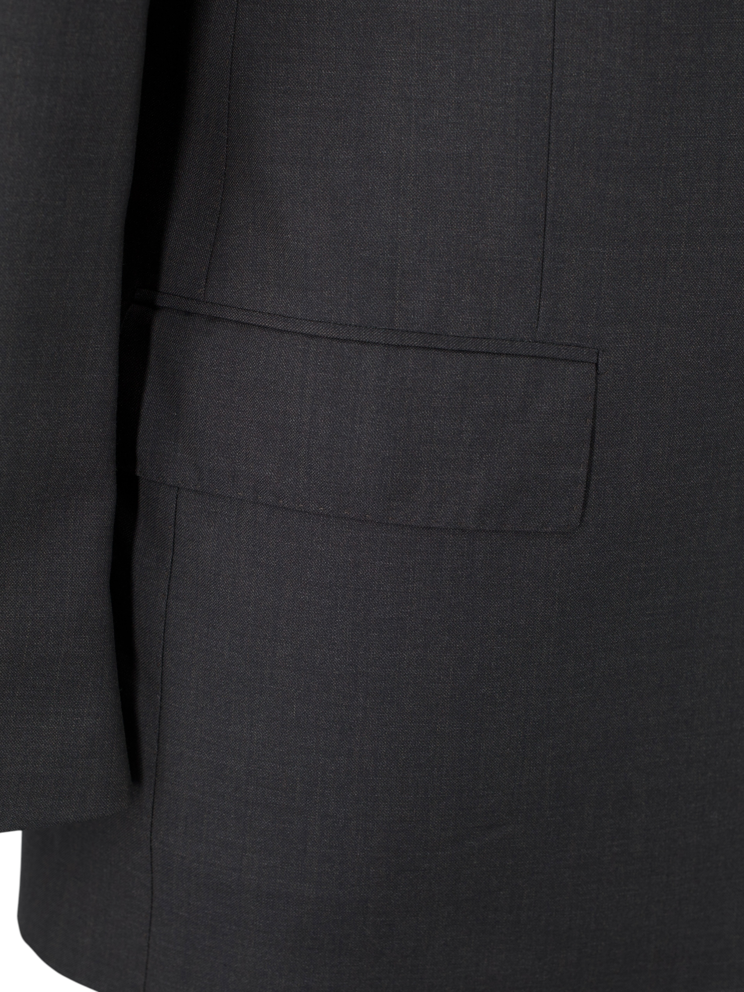Cesare Attolini Anthracite Super 130's Plain Suit