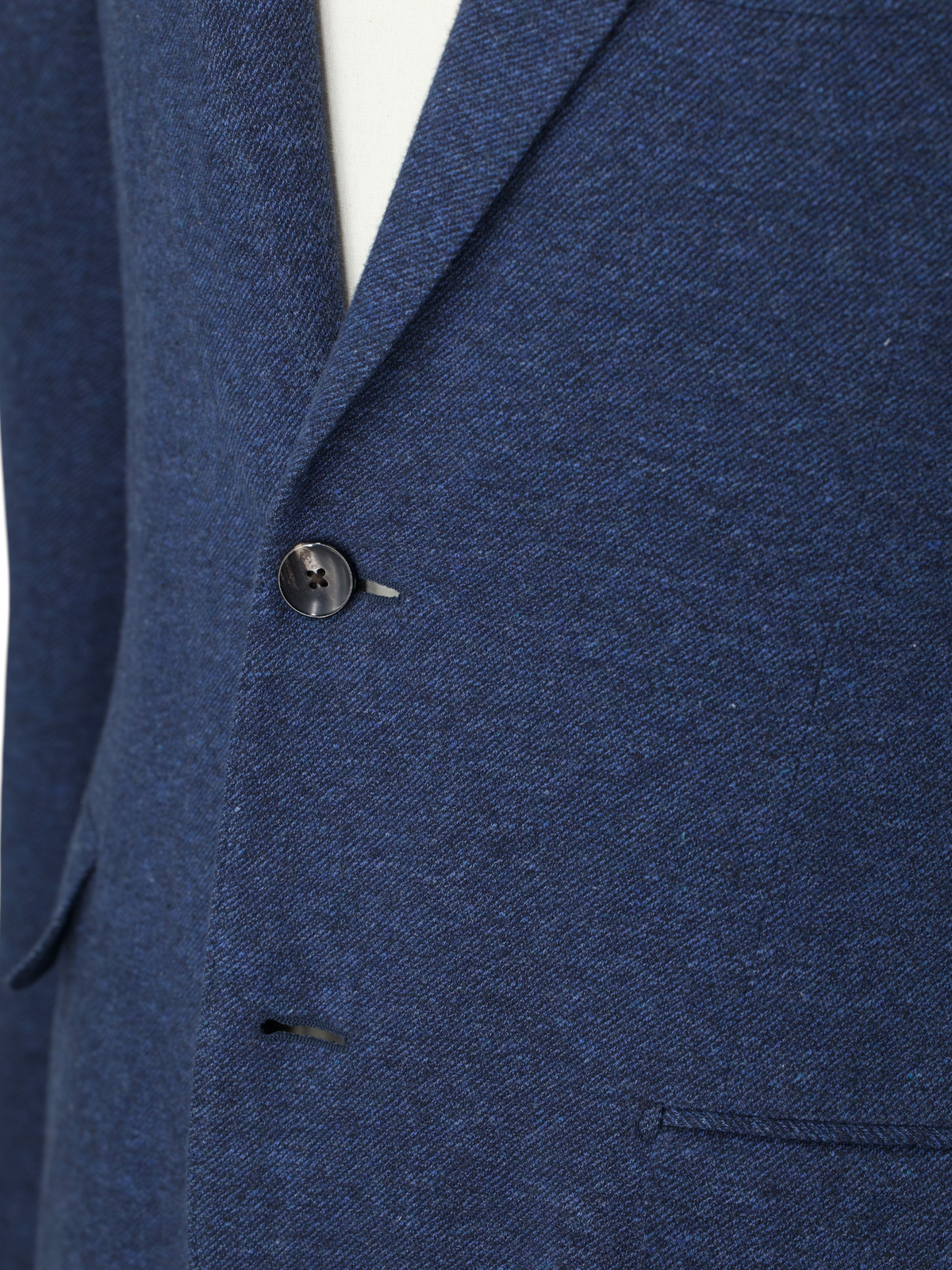 Lardini Blue Soft Knitted-Cotton Uncontructed Jacket