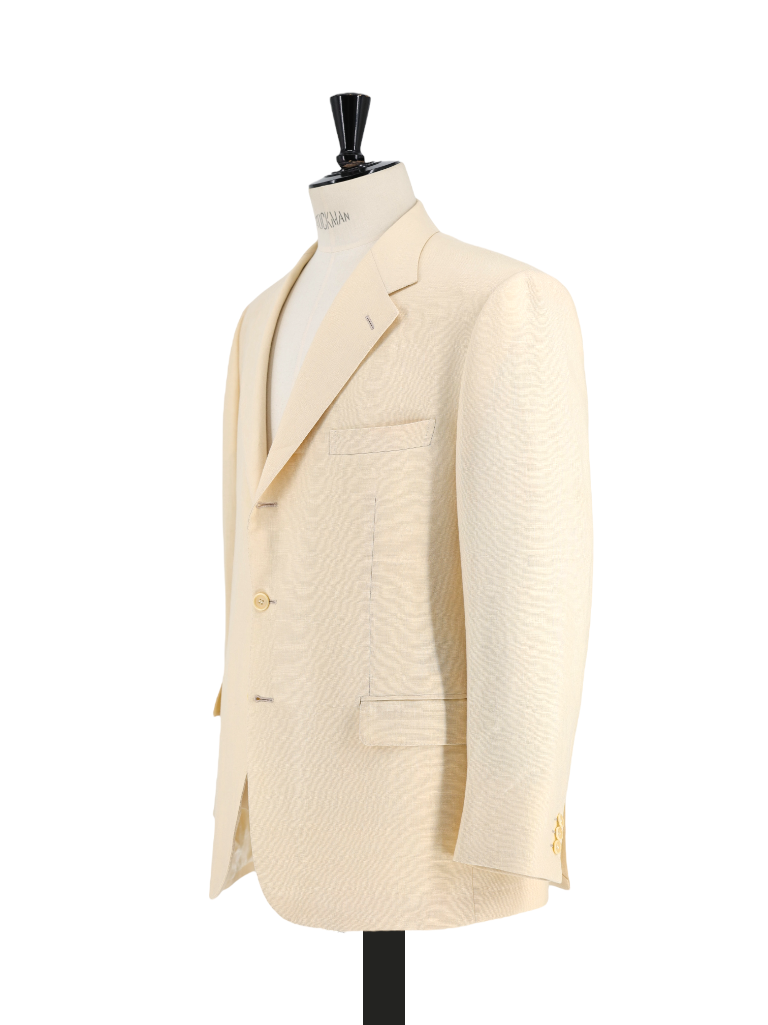 Brioni Ivory Pure Linen Palatino Summer Suit