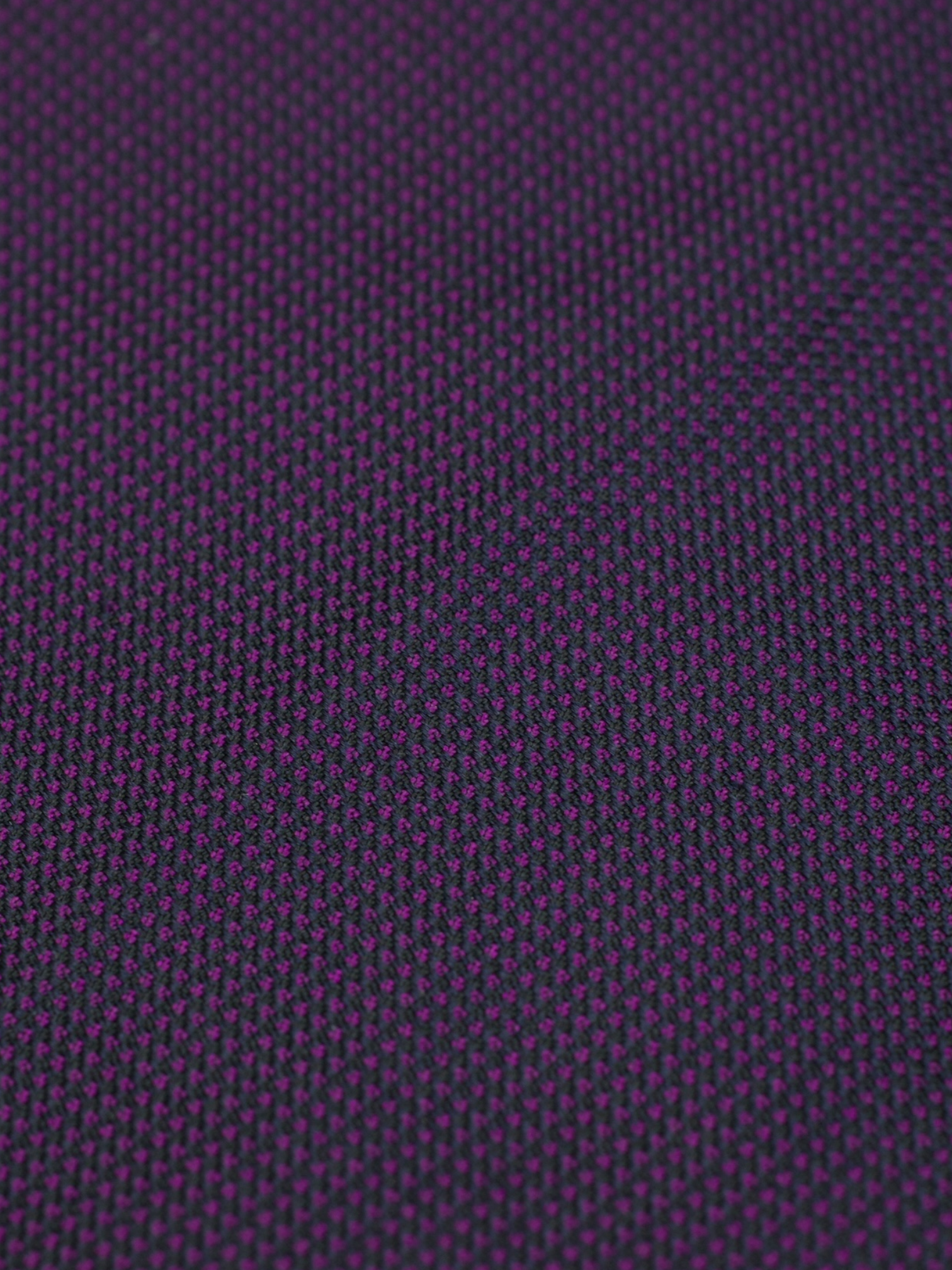 Kiton 5-Fold Sangria Purple Handrolled Silk Pinpoint Tie