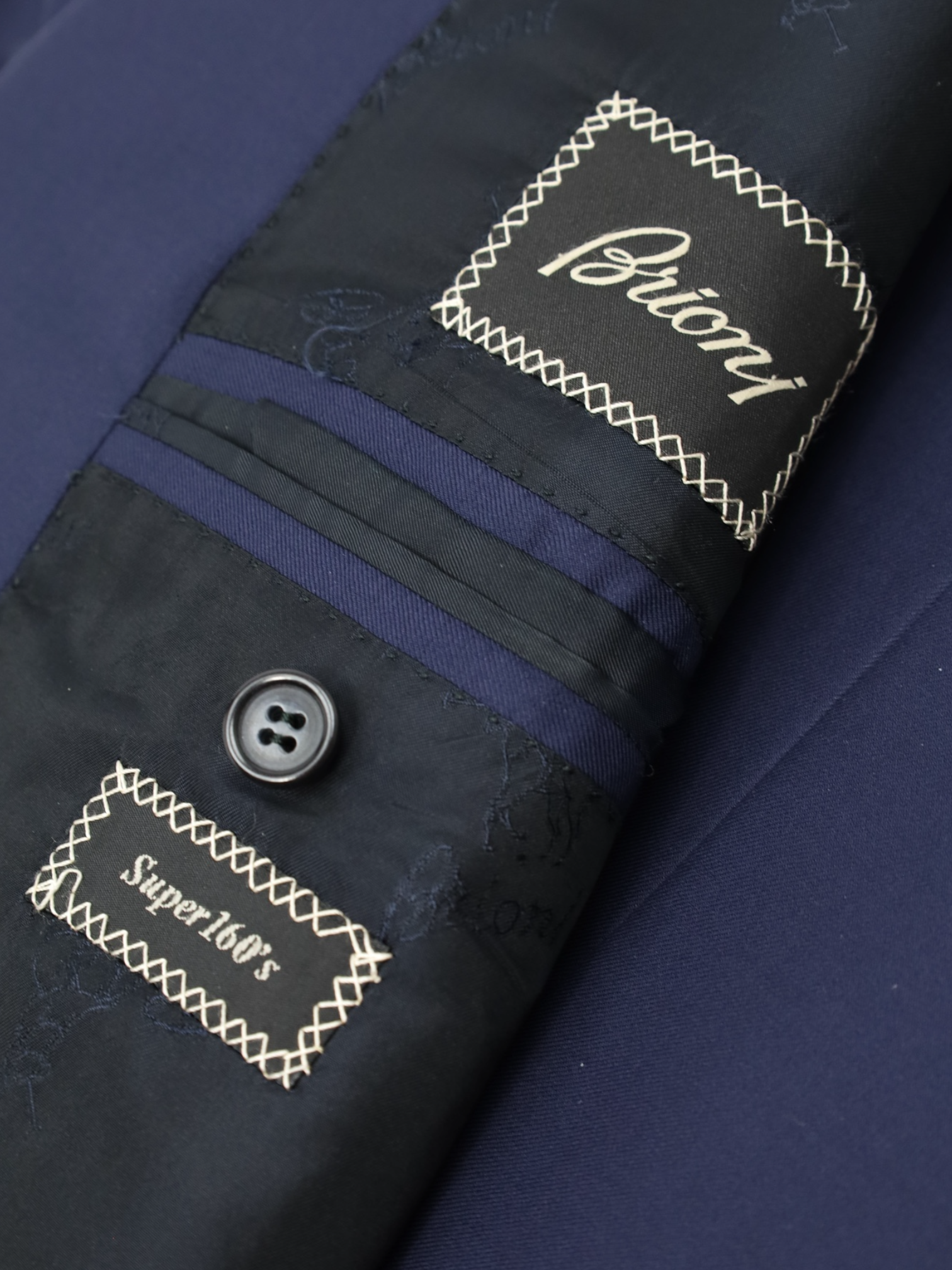 Brioni Blue Super 160's Chigi Jacket