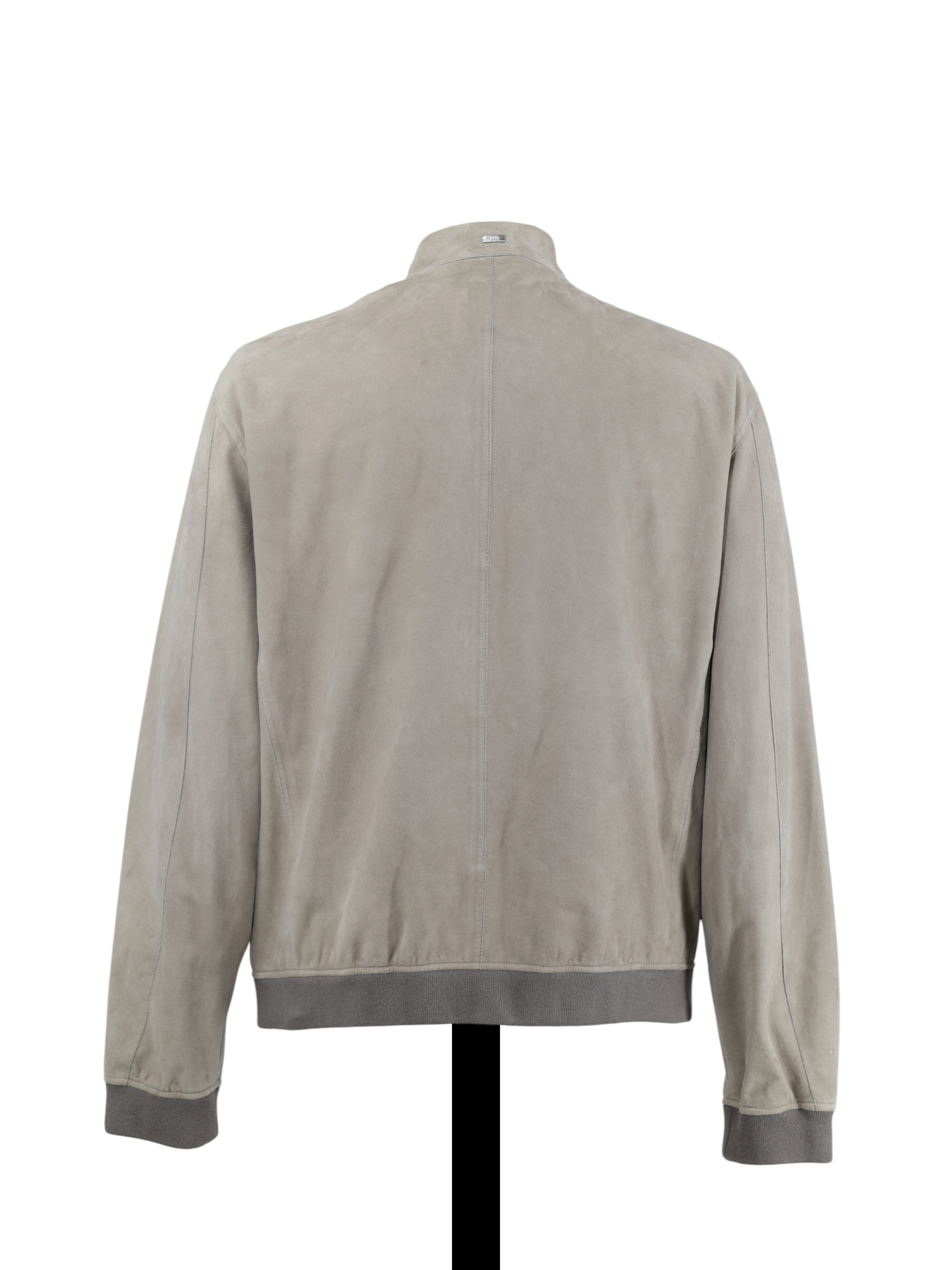 Herno Light Brown Goat-Suede Bomberjacket