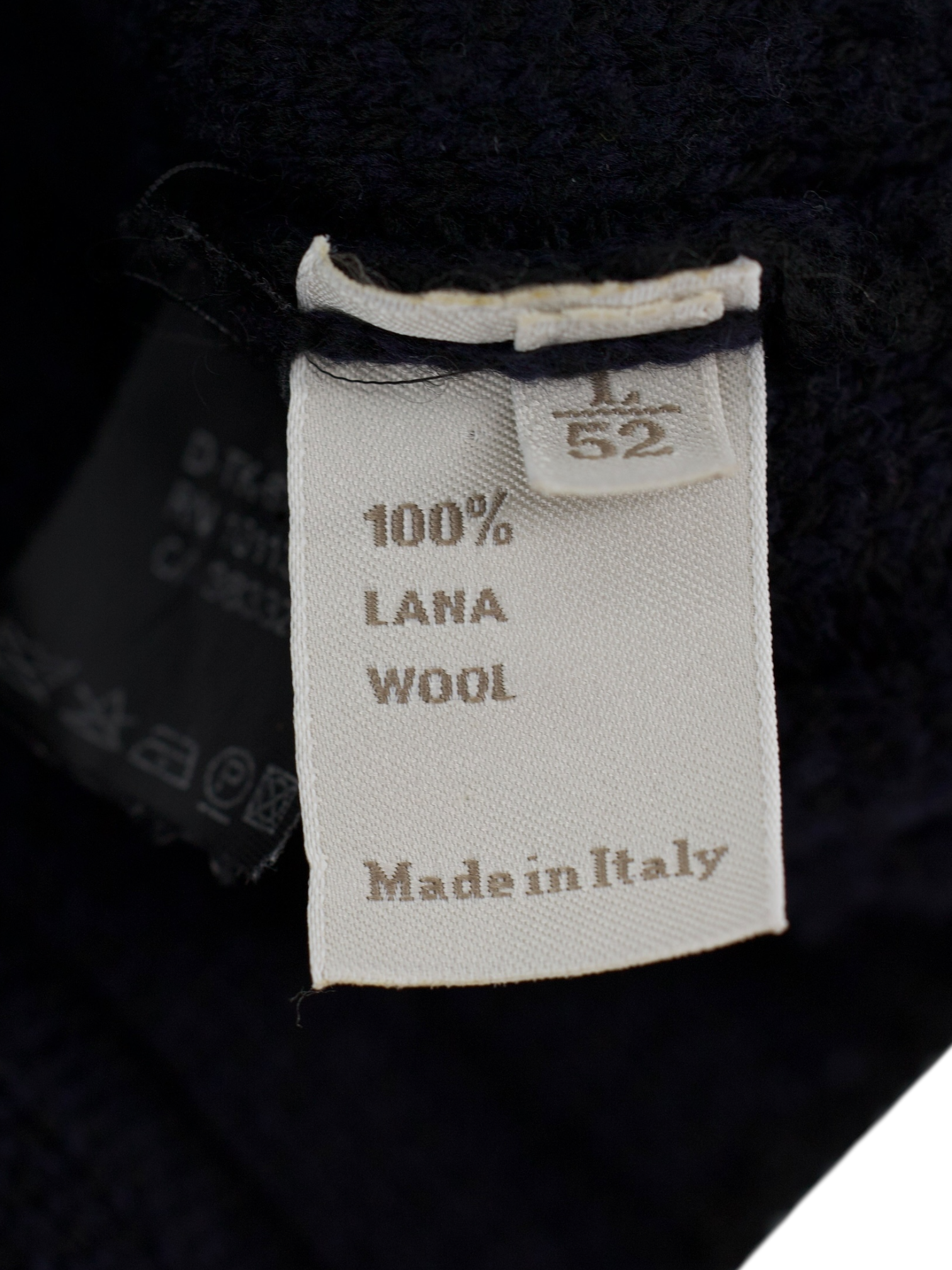 Ermenegildo Zegna Navy "Soft" Full-Zip Wool Rib-Knit Sweater