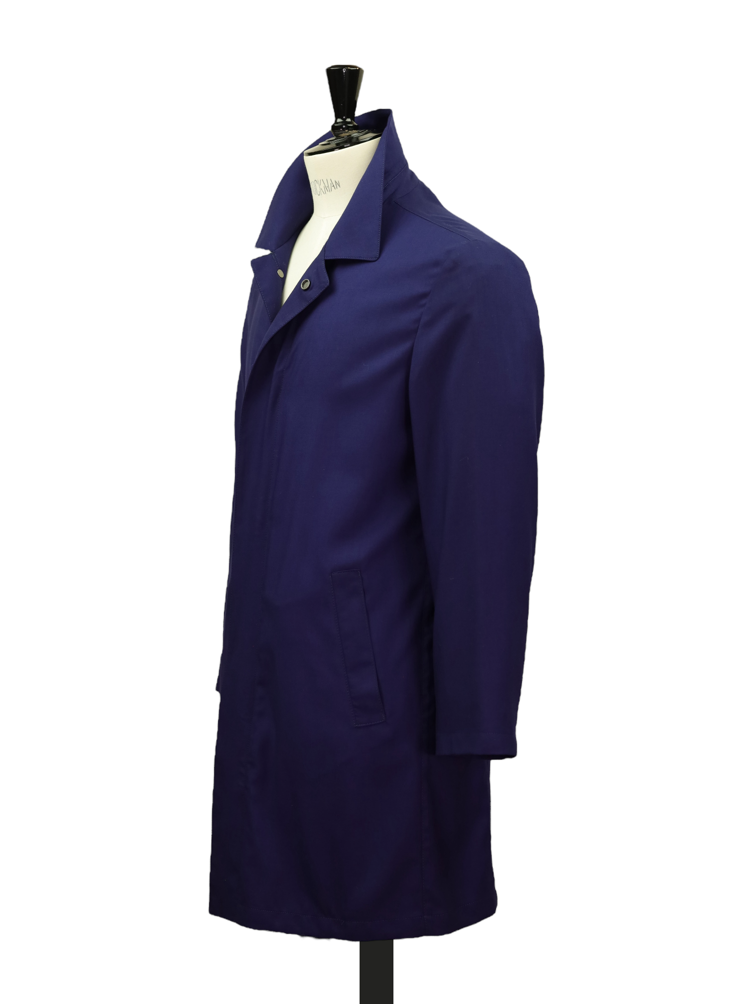 Kiton Dark Blue Unconstructed Lightweight-Cashmere Overcoat