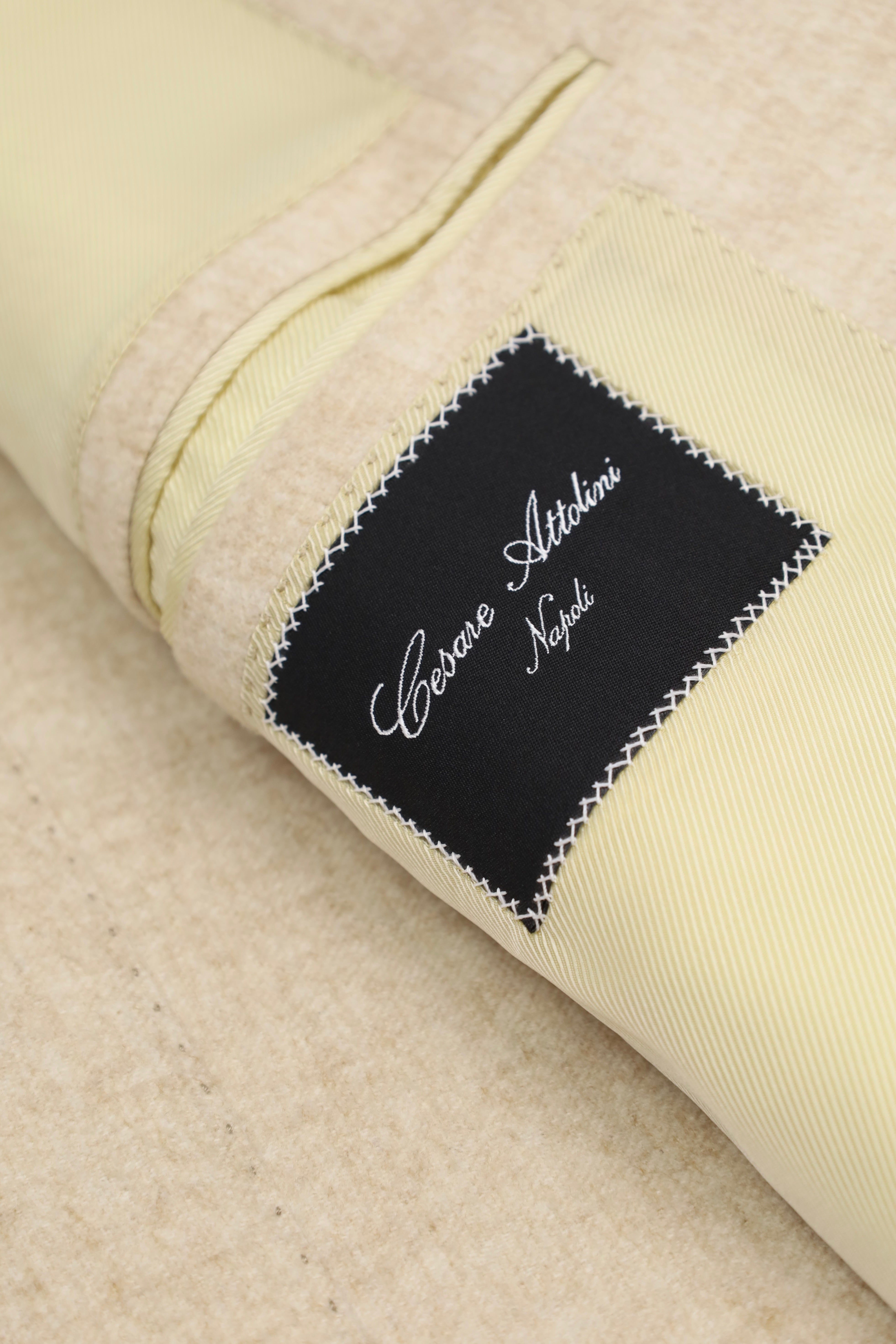 Cesare Attolini Beige "Piacenza" Cashmere Jacket