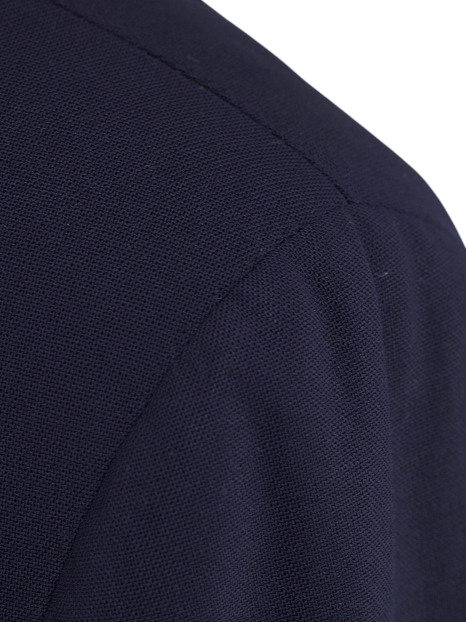 Rubinacci "London House" Navy Wool Hopsack Peak-Lapel Blazer Jacket