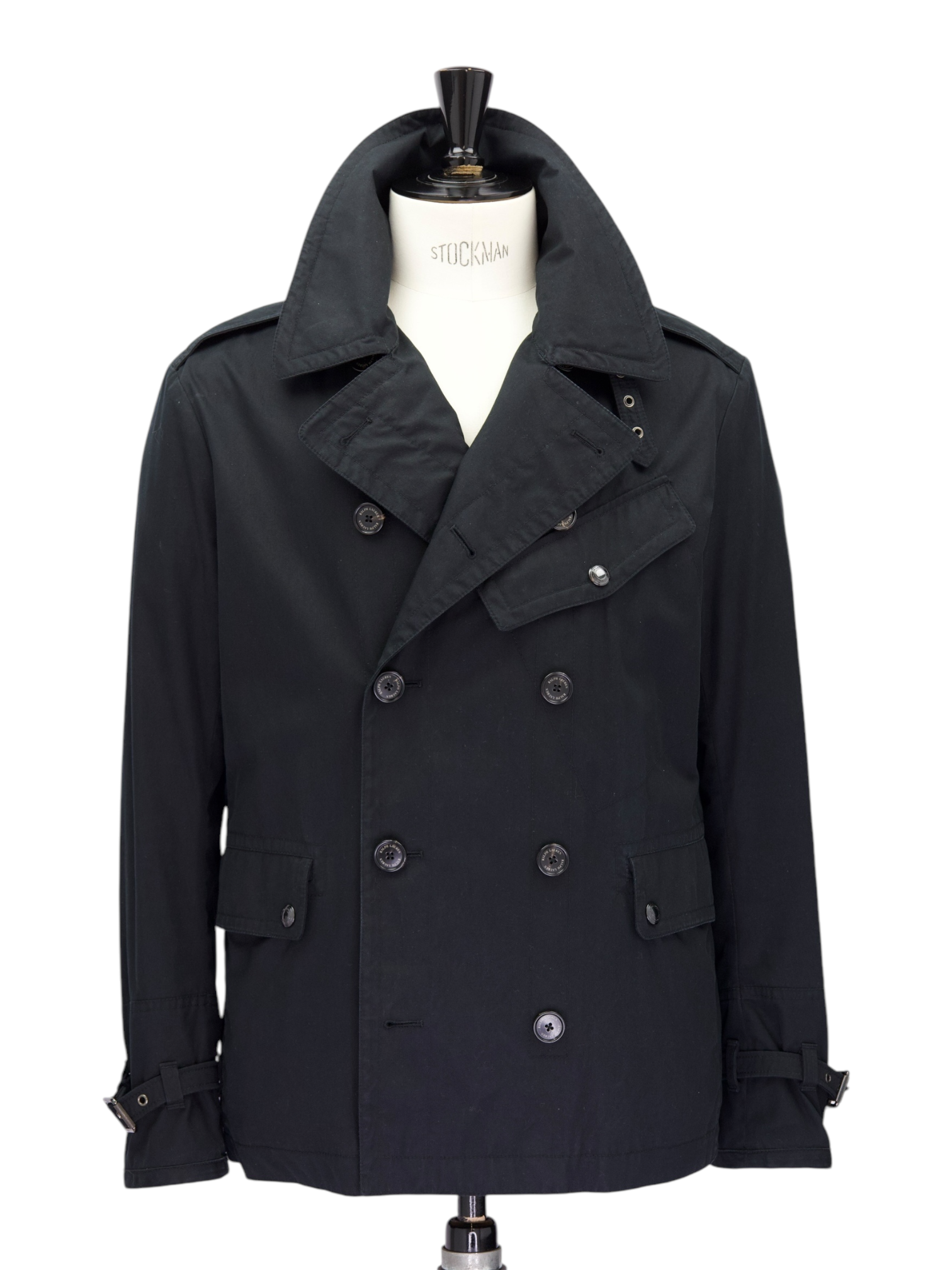 Ralph Lauren Purple Label Black Cotton Field Jacket