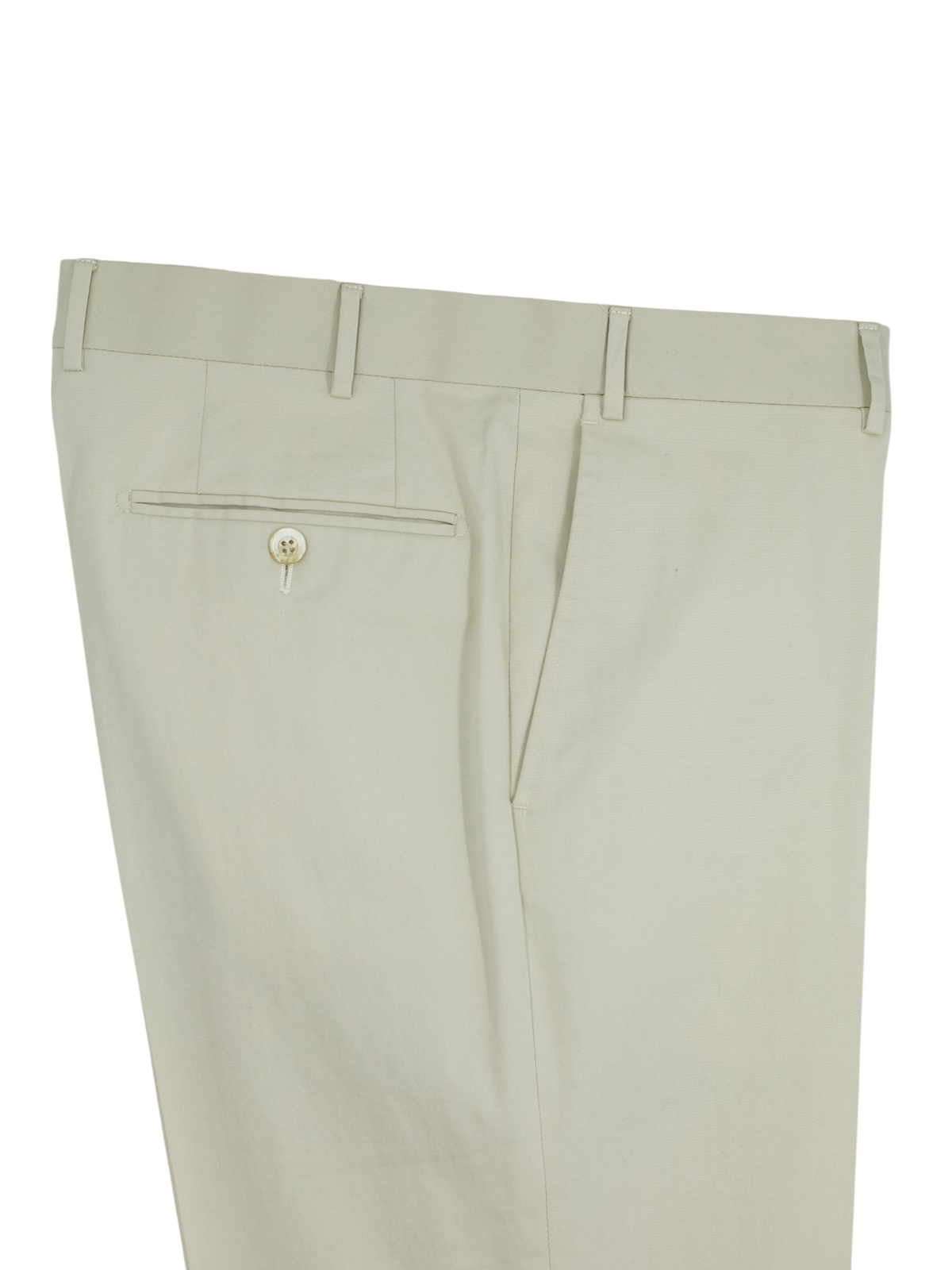 Corneliani Stone Cotton & Stretch "Dynamic Waist" Dress Chino's