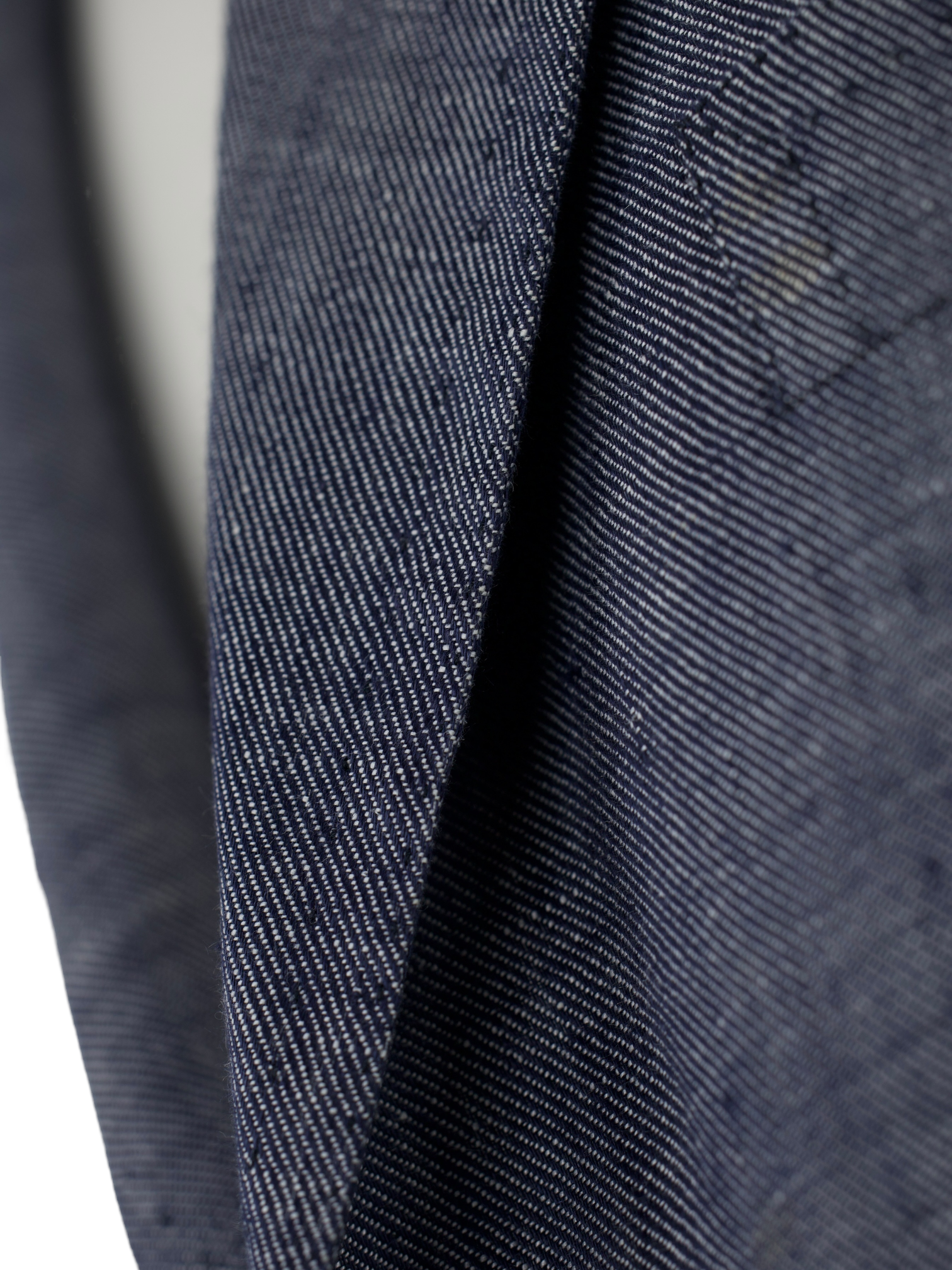 Cesare Attolini Steel Blue Pure-Linen Twill Summer Jacket