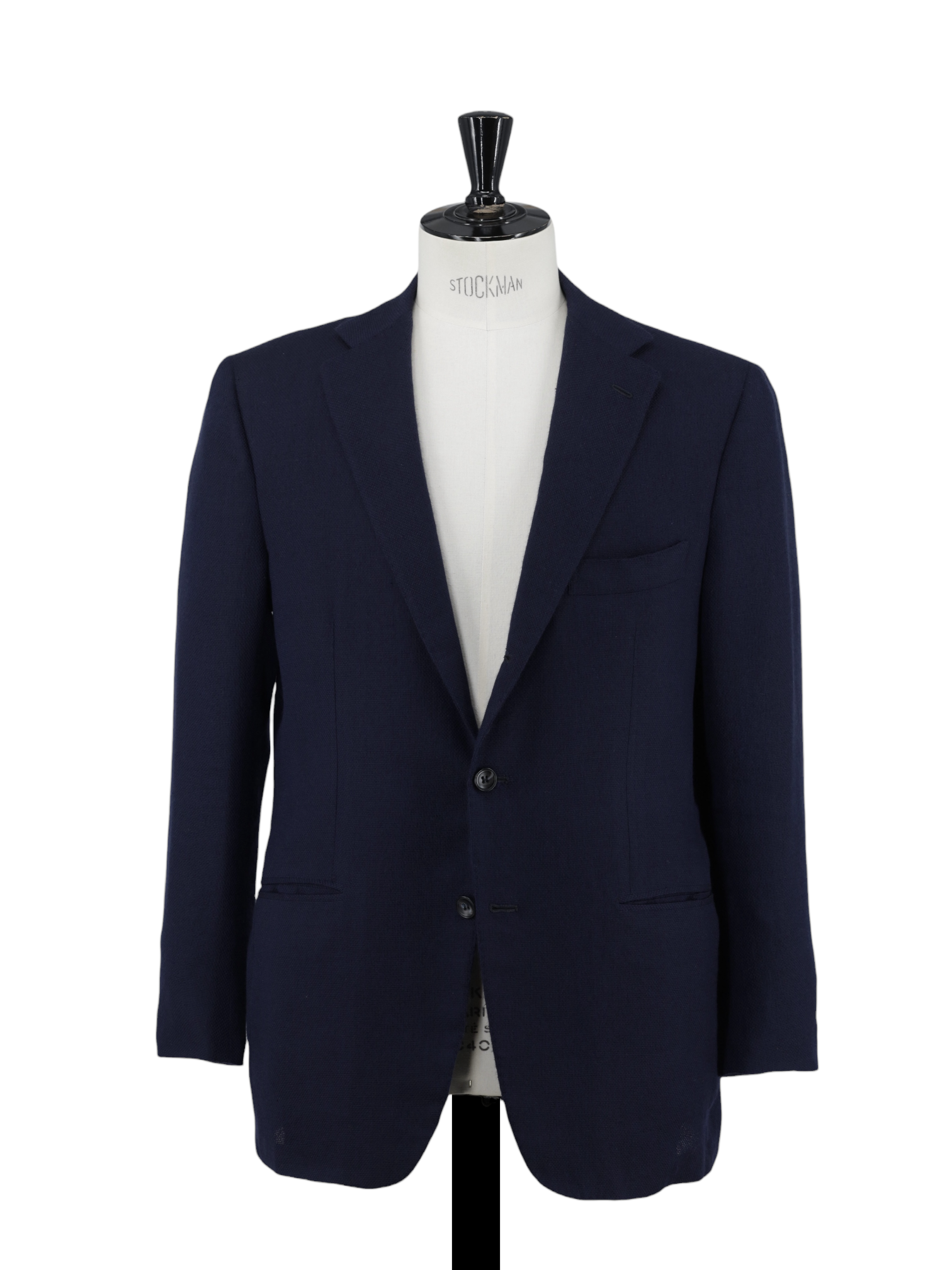 Kiton Navy Pure-Cashmere Sartorial Hopsack Jacket