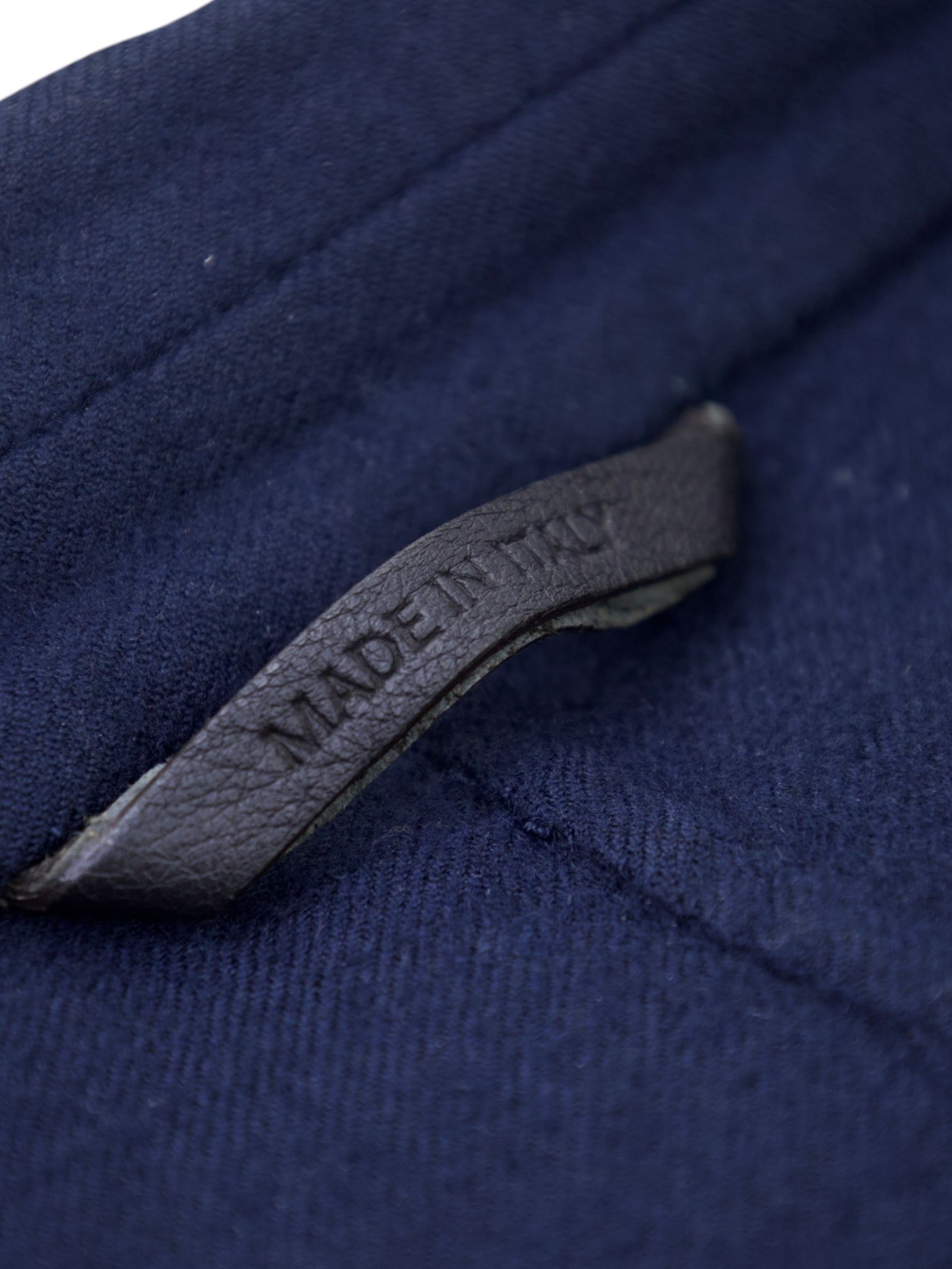 Loro Piana Navy Cashmere Rain System Overcoat