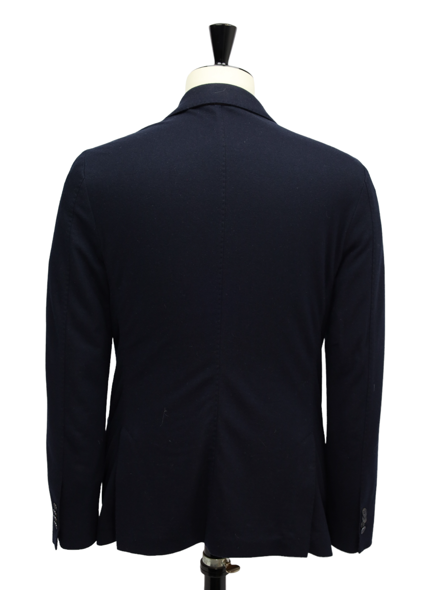 Loro Piana Navy Cashmere Jersey Knitted Blazer