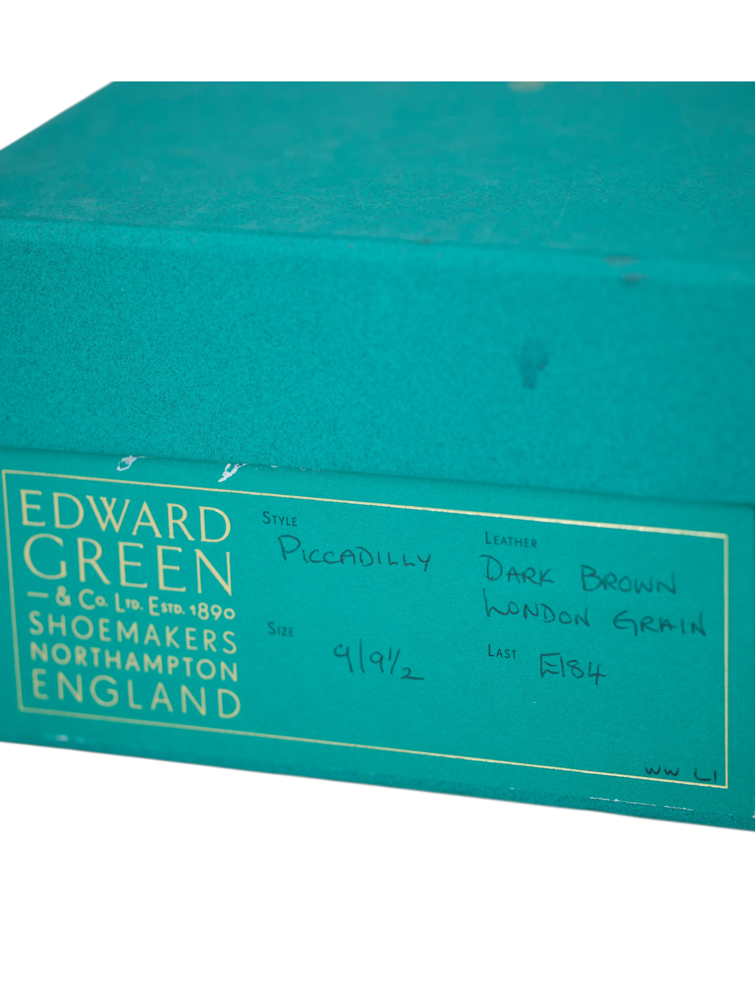 Edward Green Dark Brown London Grain Leather Piccadilly Penny Loafer
