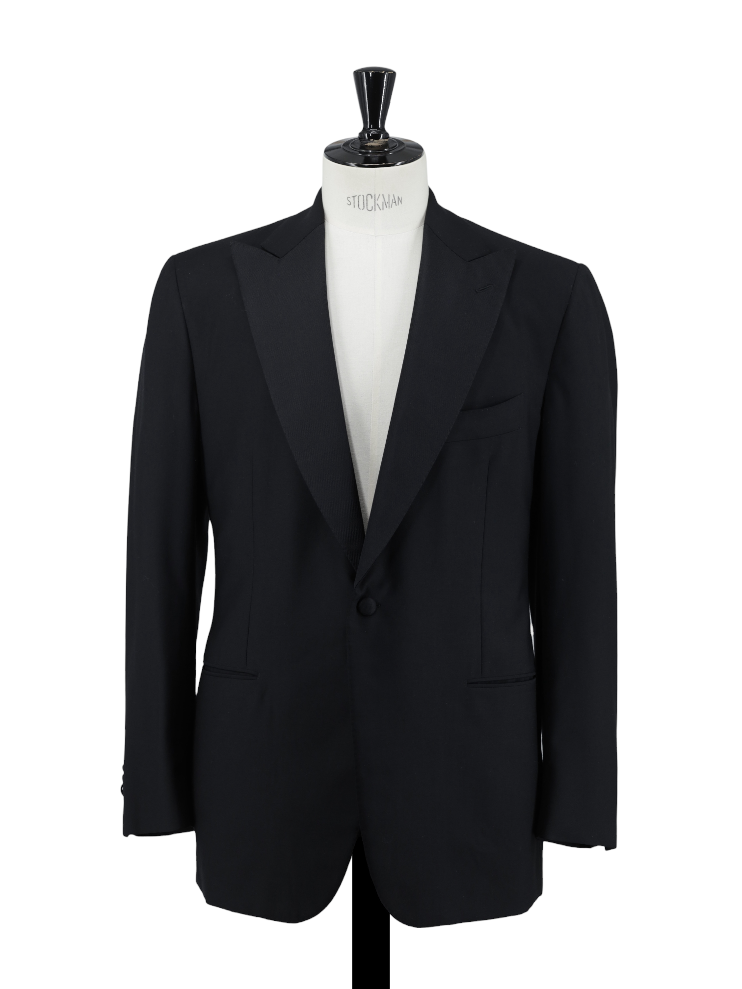 Cesare Attolini Black Super 120's Wool Neapolitan Tuxedo
