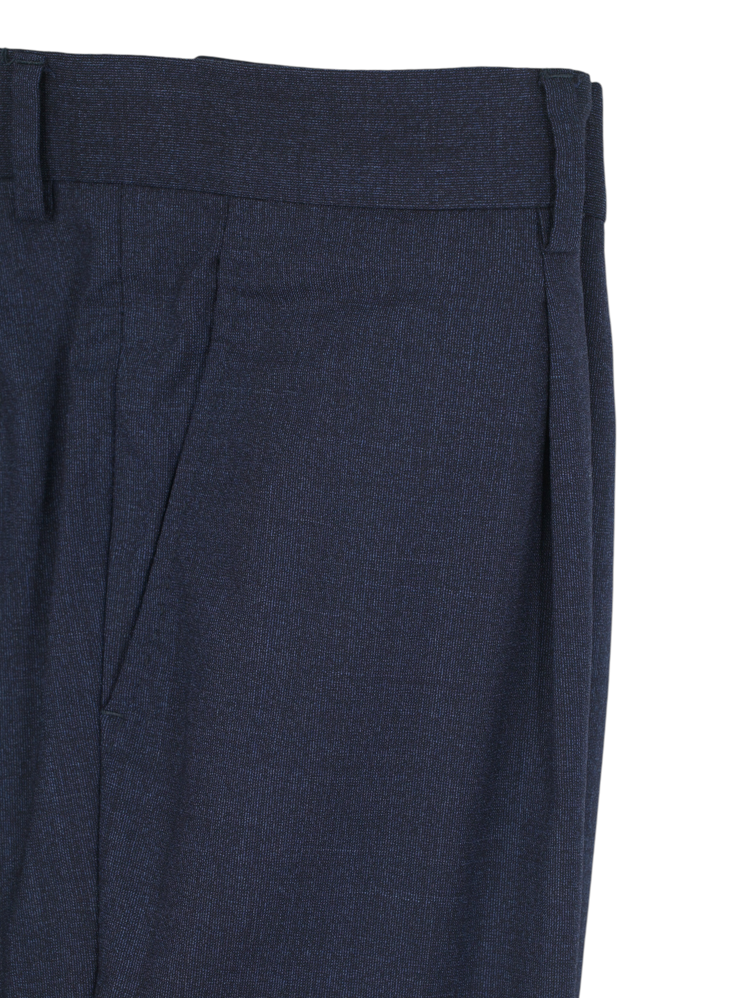 Brunello Cucinelli Dark Blue Wool-Blend Pinpoint Suit