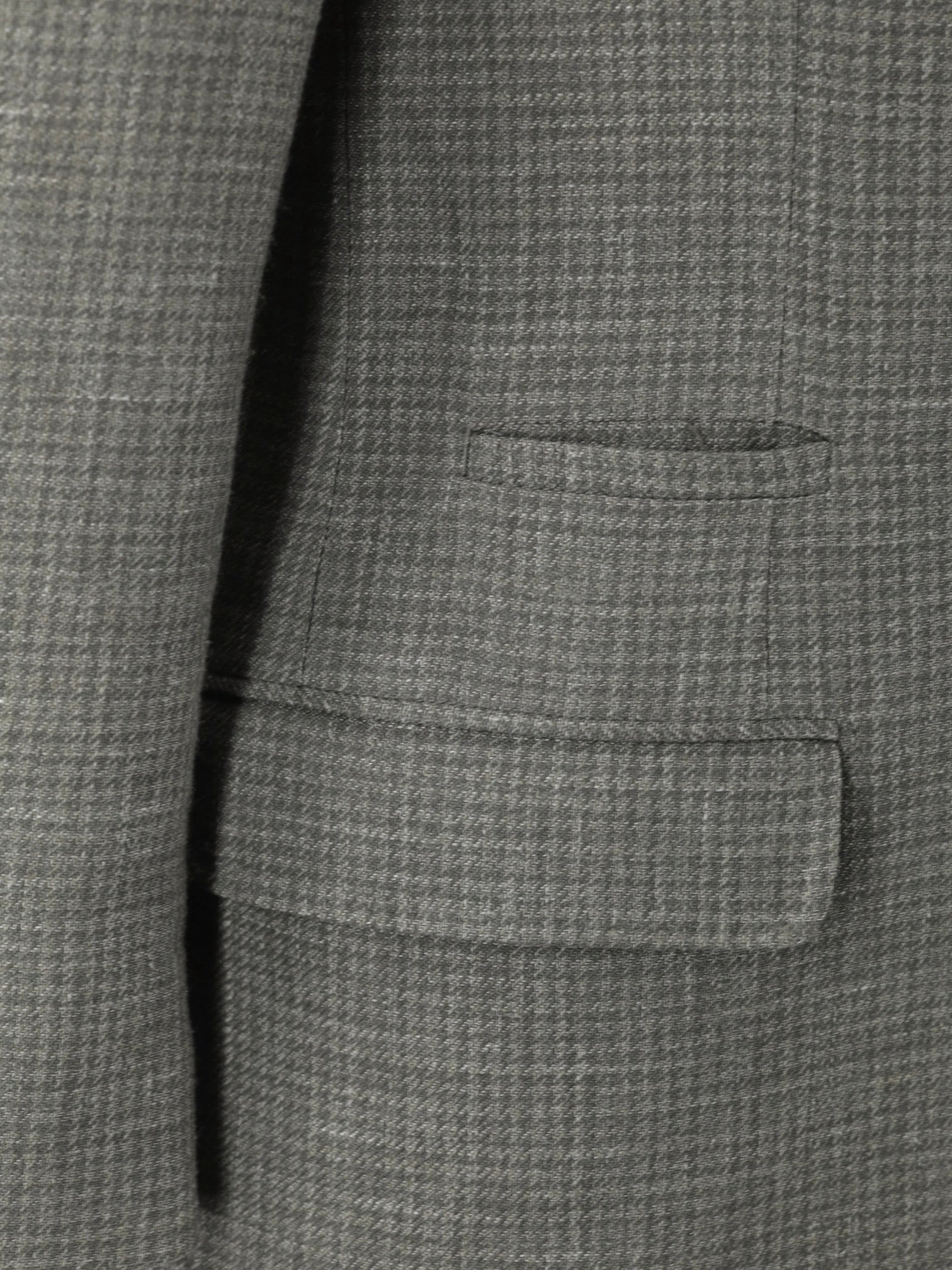 Brunello Cucinelli Sage Green Wool, Linen & Silk Pied de Poule Jacket