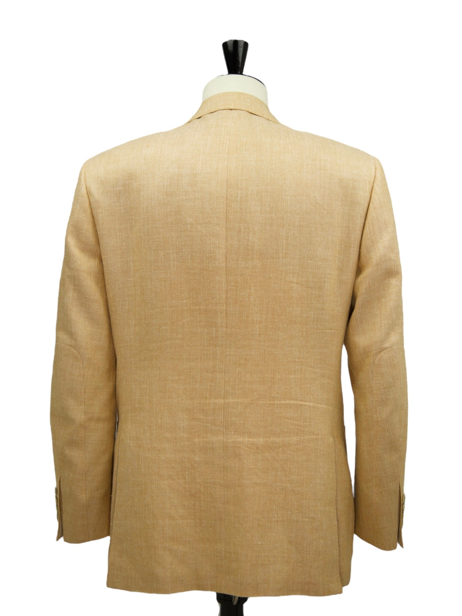 Canali Peach Silk, Linen & Wool Melange Jacket