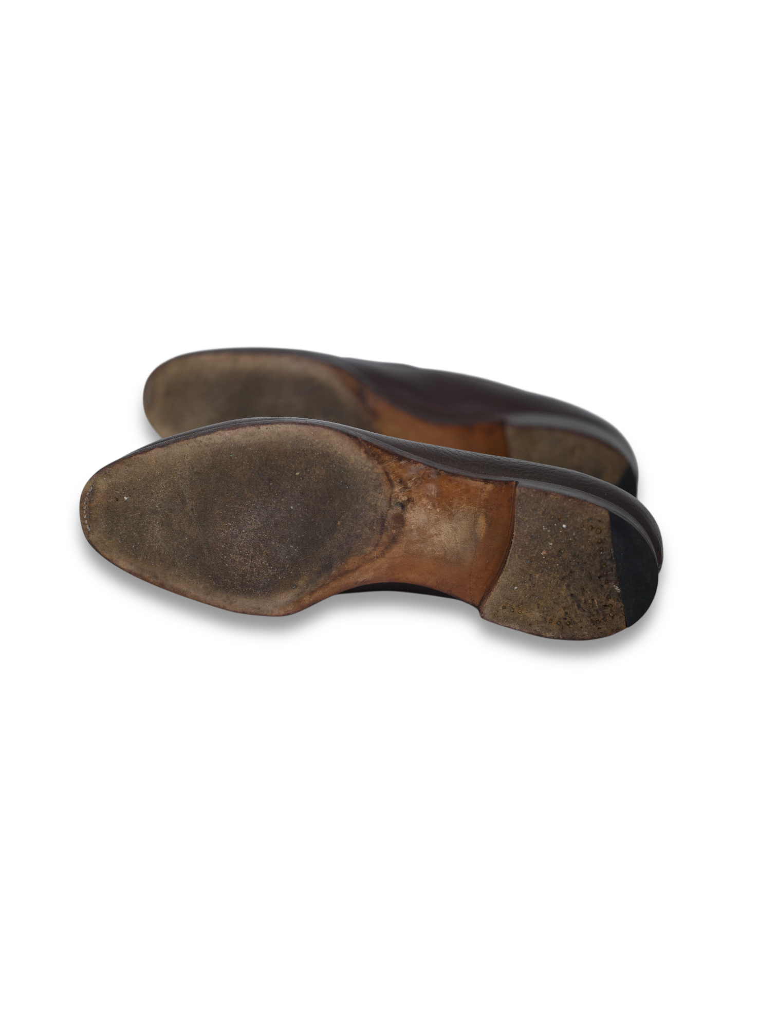Edward Green Dark Brown London Grain Leather Piccadilly Penny Loafer