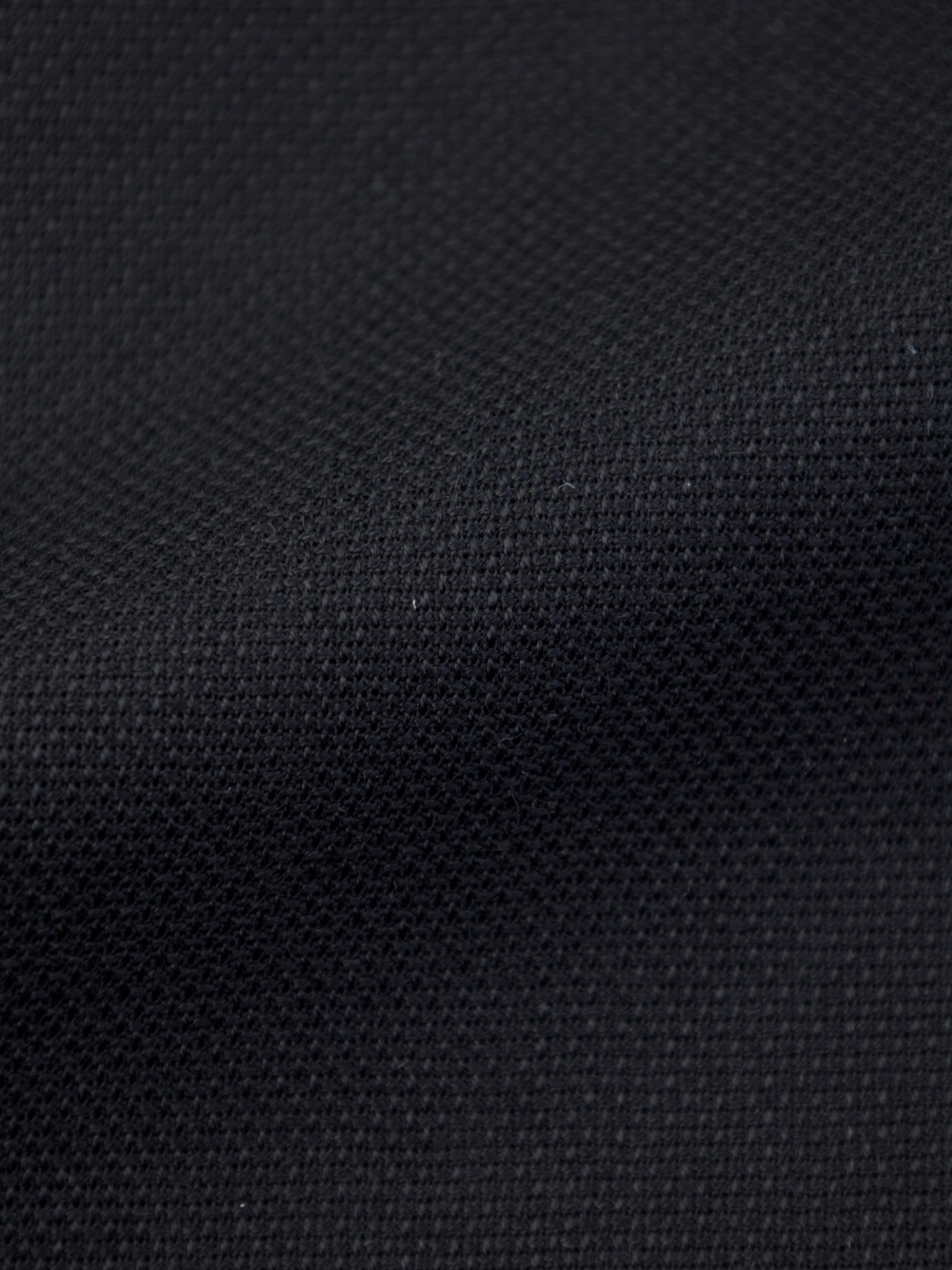 Orazio Luciano Black Wool & Mohair Hopsack Jacket
