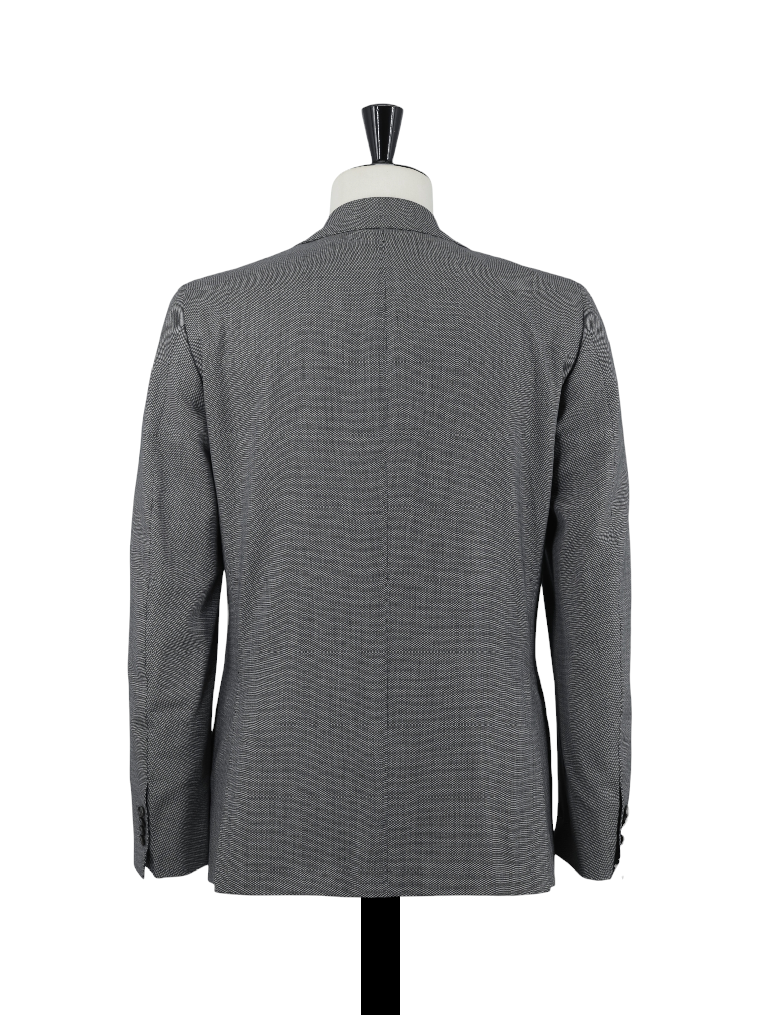 Cesare Attolini Light Grey Super 130's Birdseye Suit