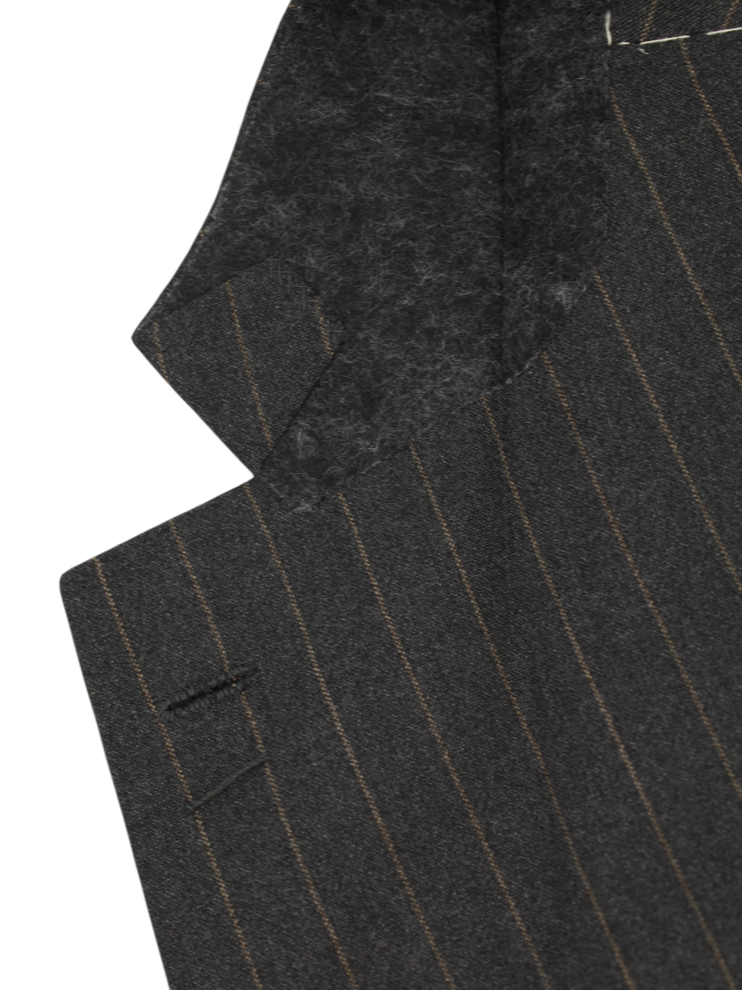 Cesare Attolini Grey & Brown Super 120's Pinstripe Suit