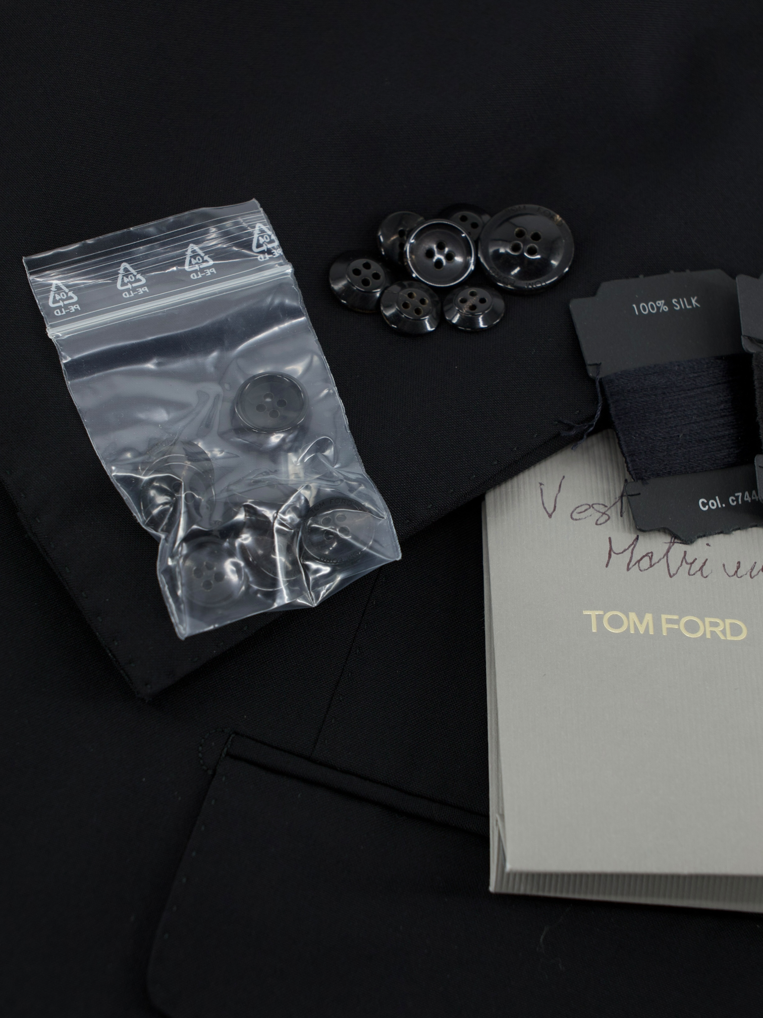 Tom Ford Navy 3-Piece Fine-Wool Regency Suit