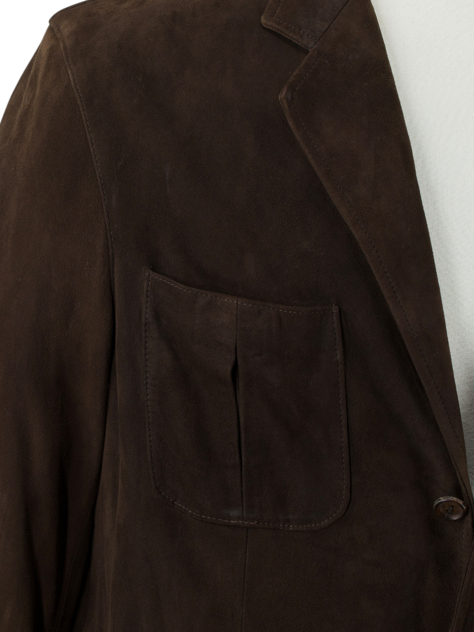 Ralph Lauren Dark Brown Suede Fieldjacket Blazer Jacket