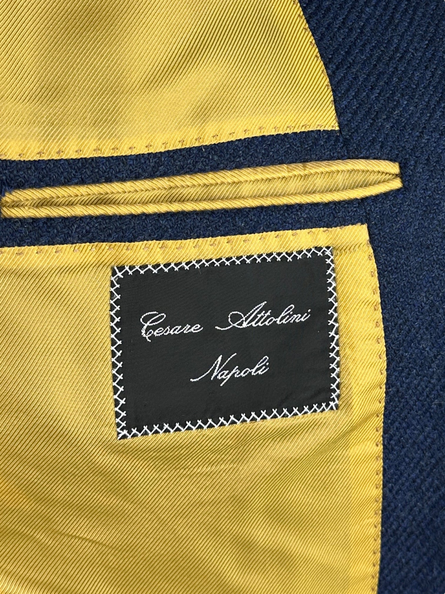 Cesare Attolini Navy Cashmere Twill Jacket
