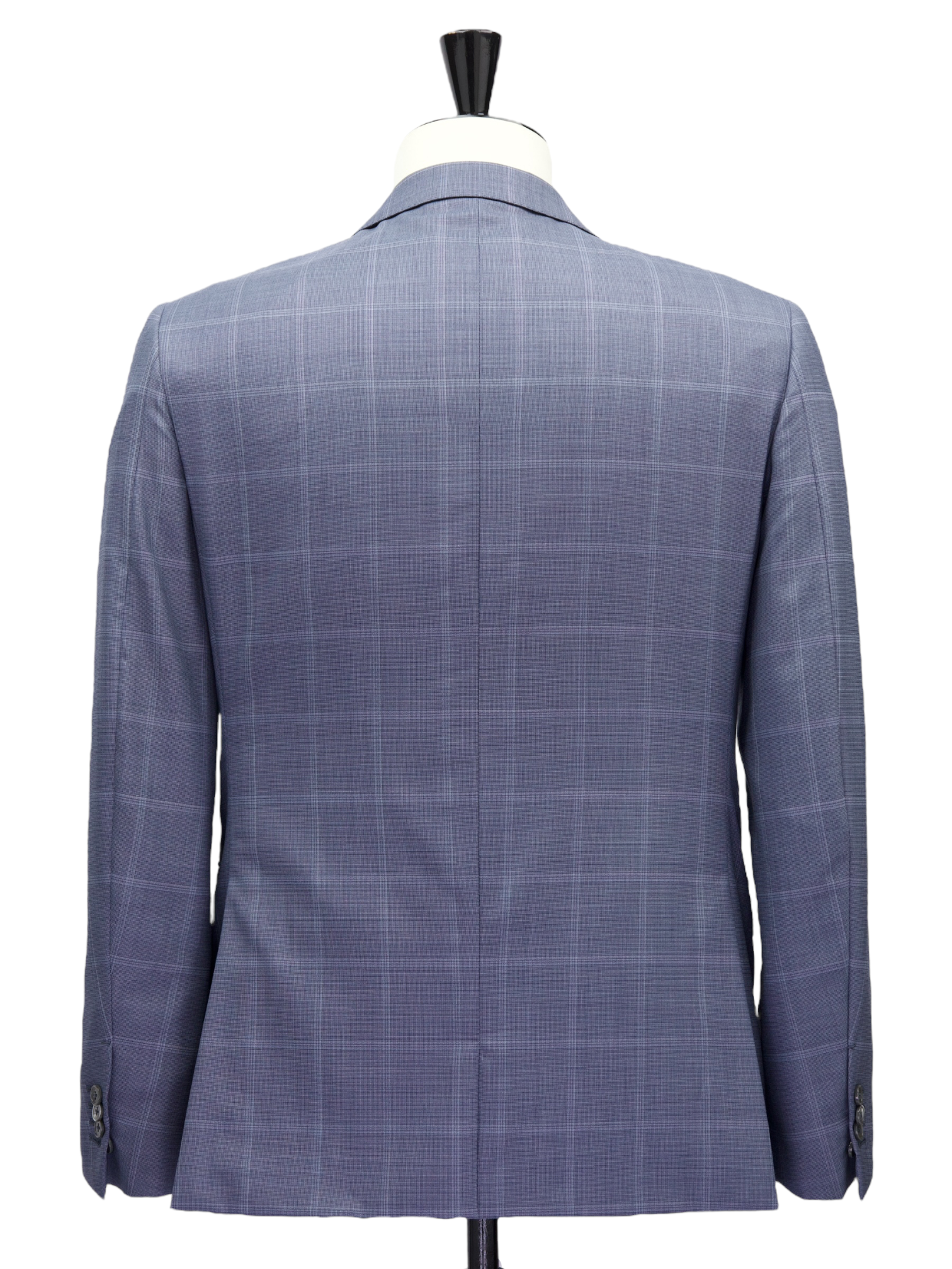 Ermenegildo Zegna Steel Blue 15 MilMil 15 Windowpane Suit