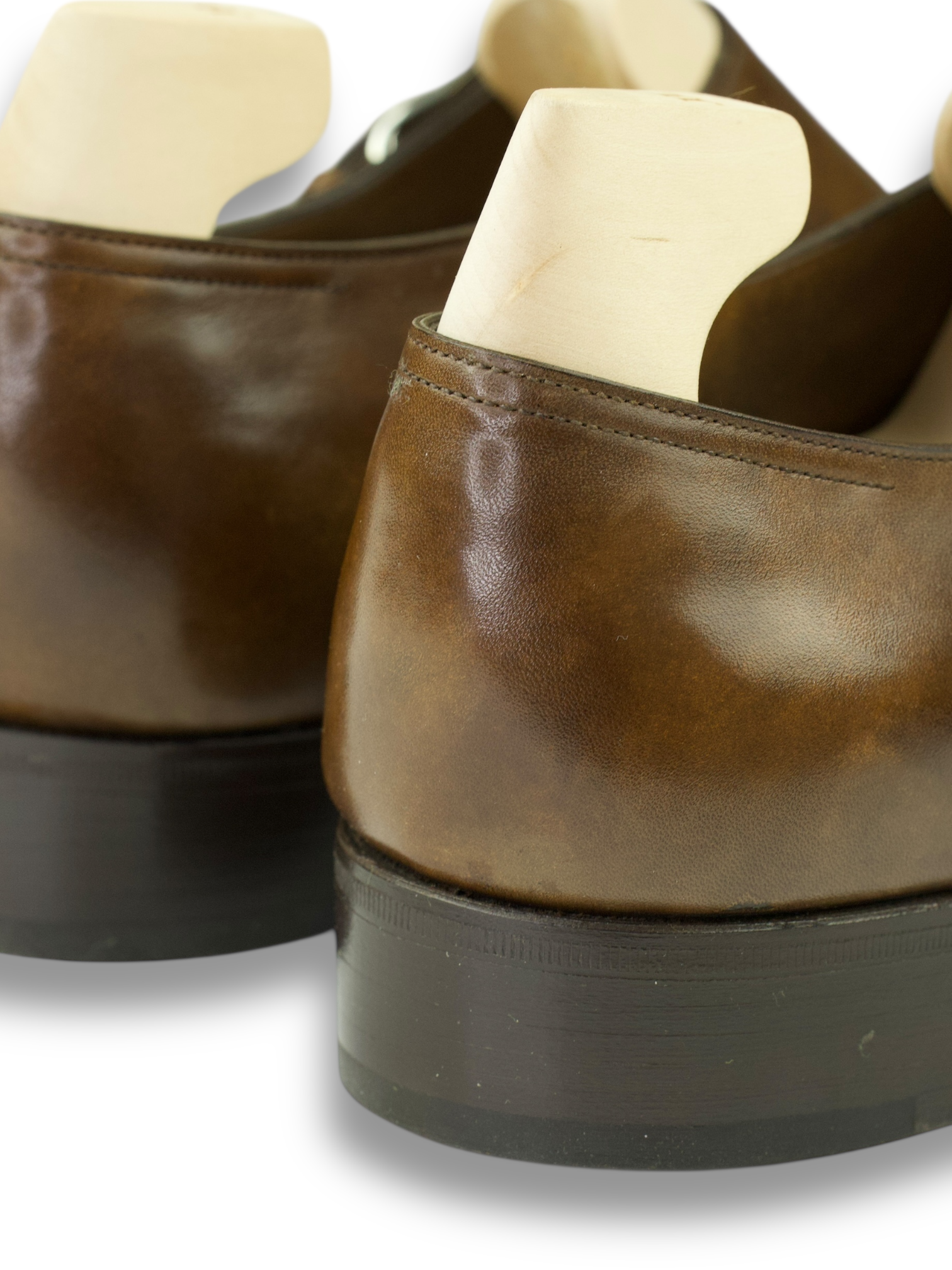 John Lobb Brown Museum-Calfleather Chapel Double-Monk Straps