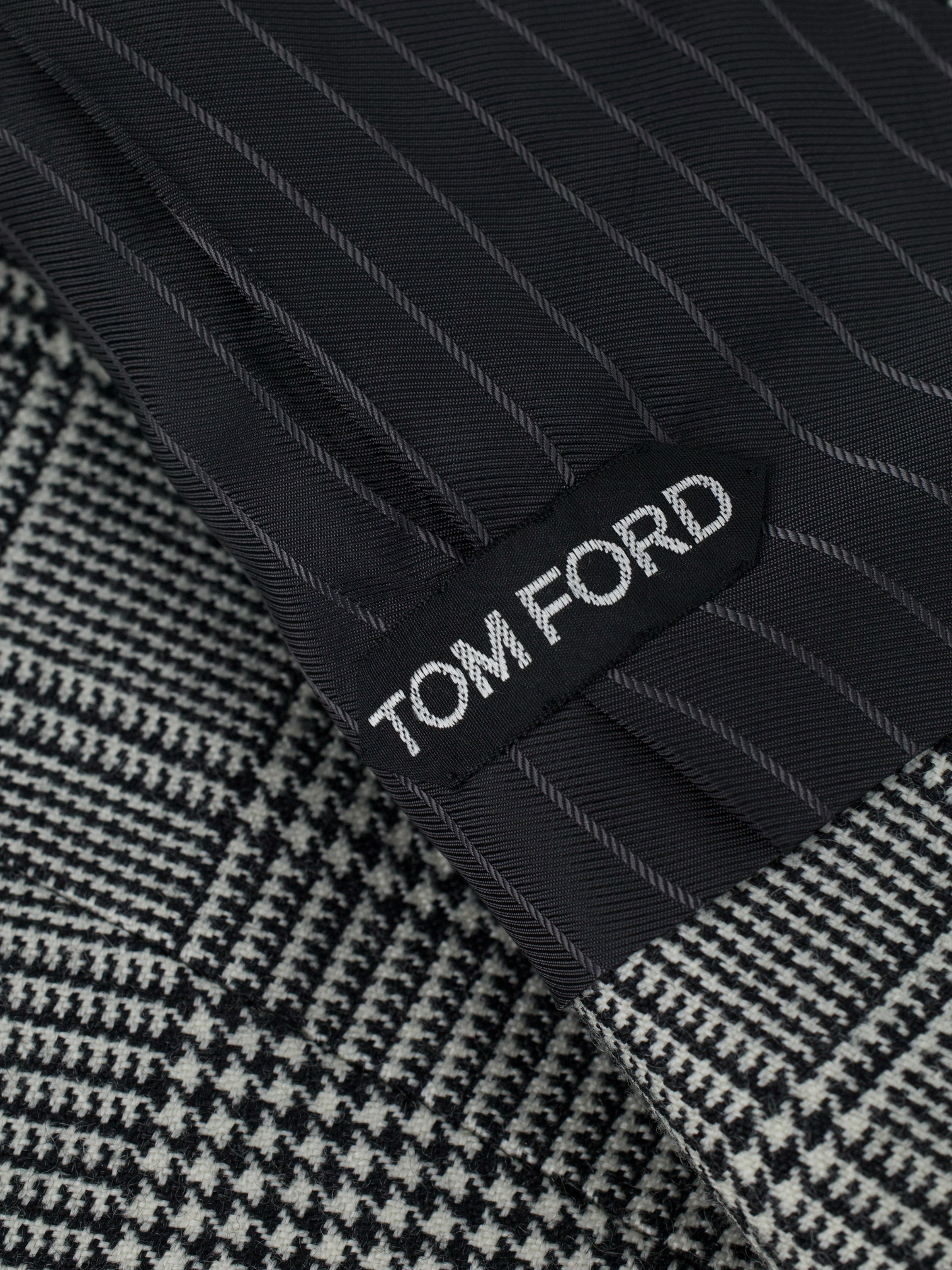 Tom Ford Grey Tweed-Wool Prince of Wales O'Connor Waistcoat