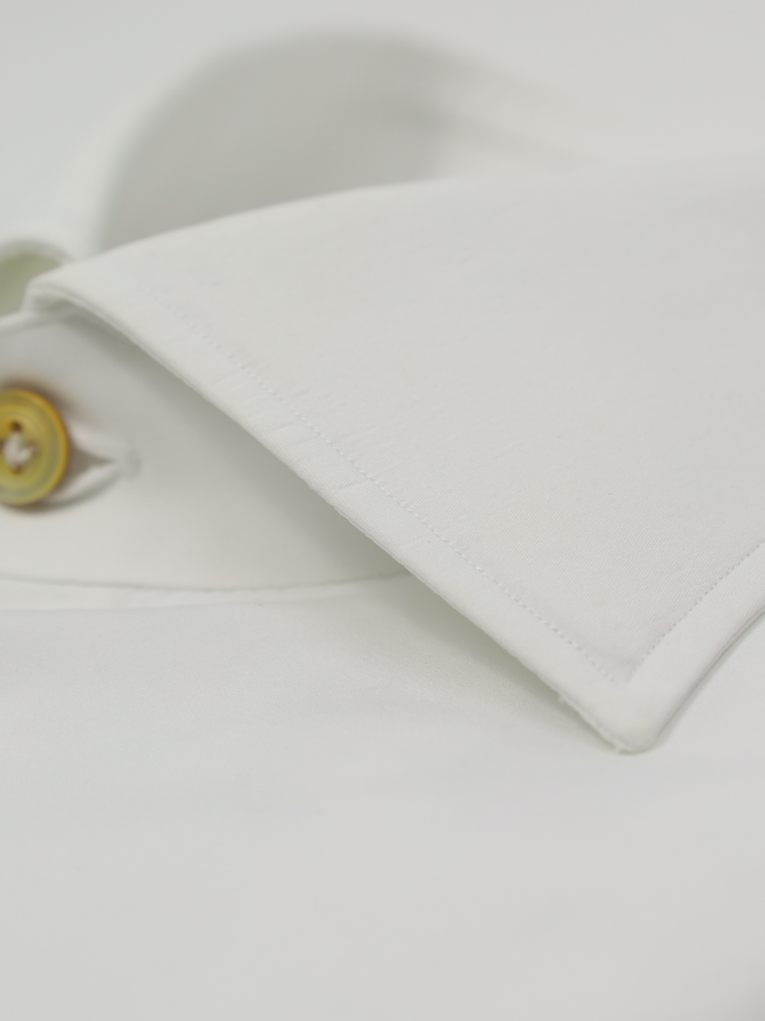Kiton White Poplin Cotton Shirt