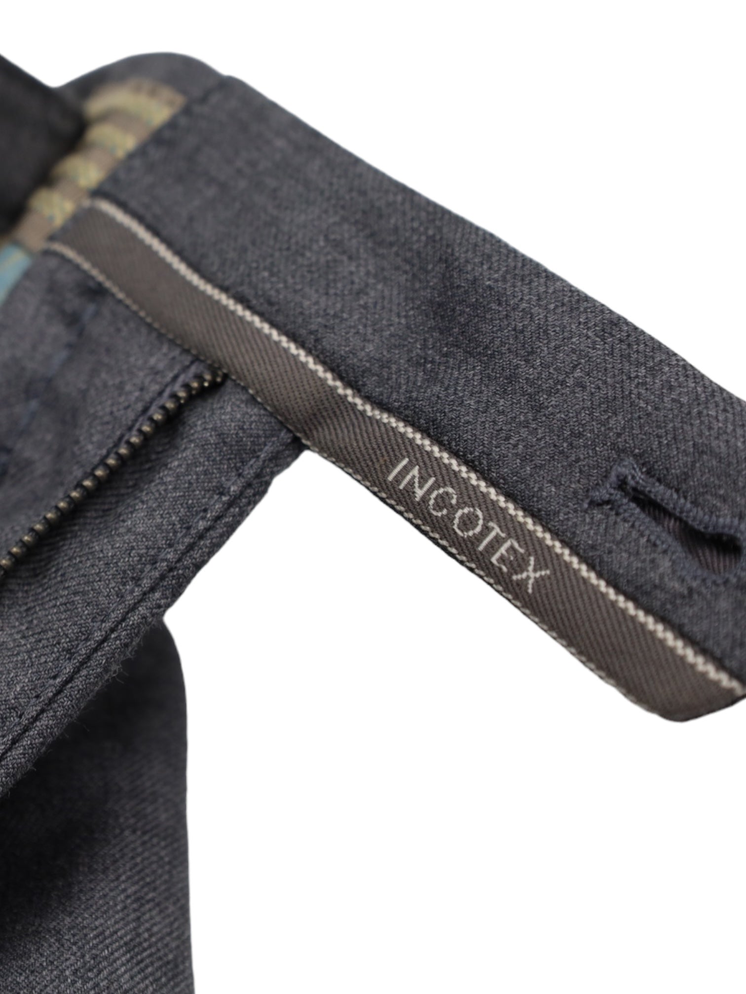 Incotex Grey Super 100's Trousers