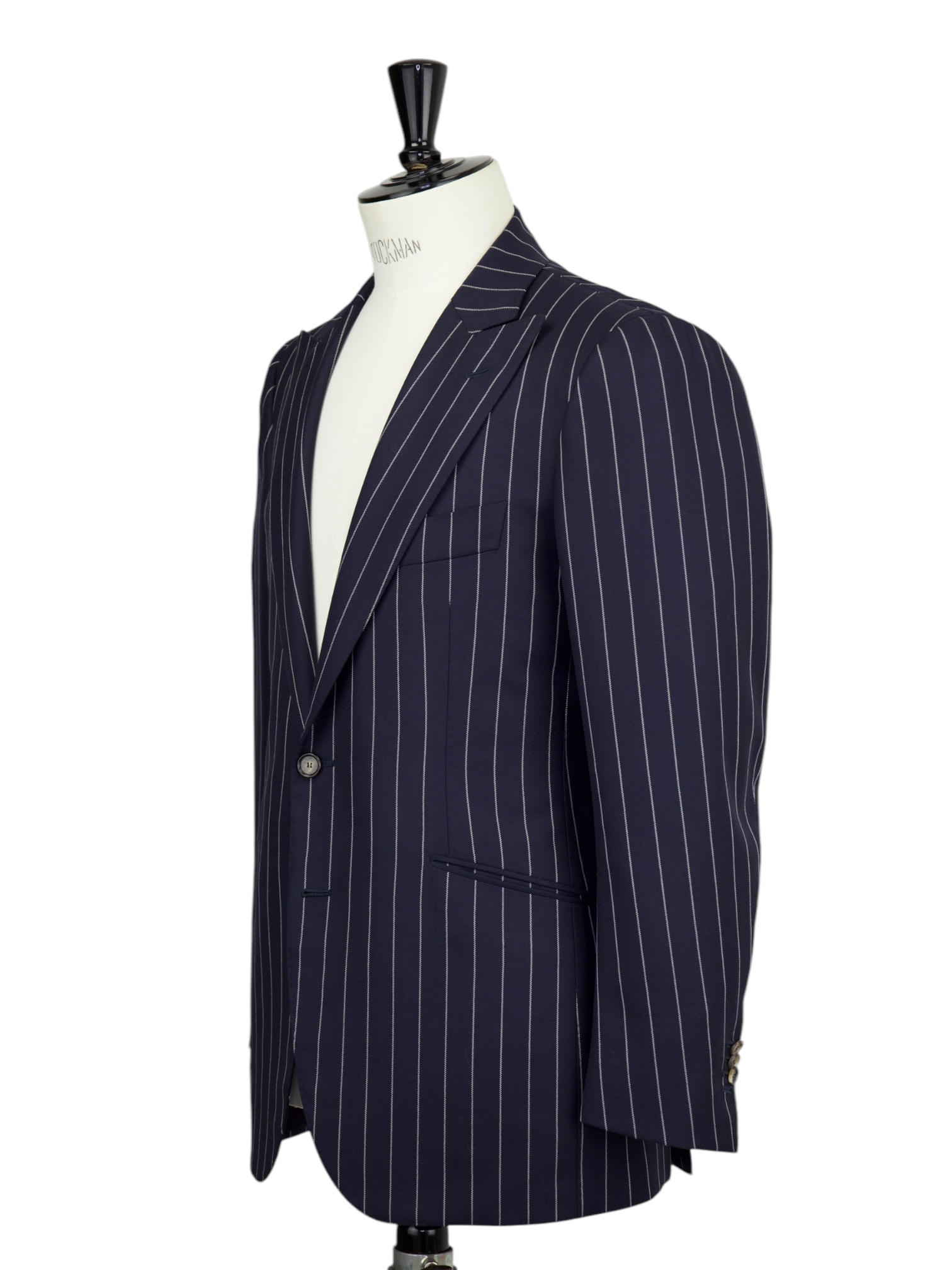 Cesare Attolini Blue Chalk Stripe Suit