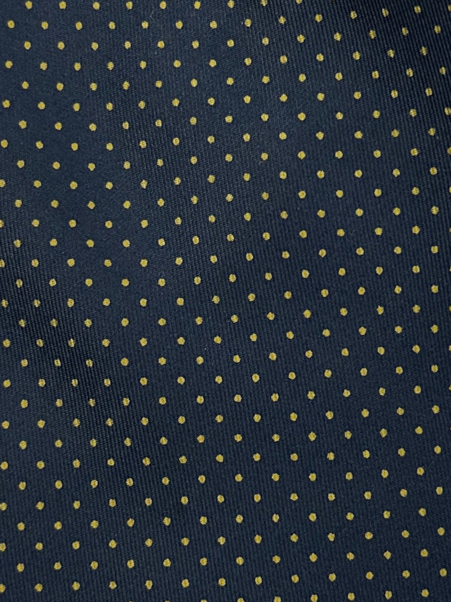 E.Marinella Blue and Yellow Polkadot Tie