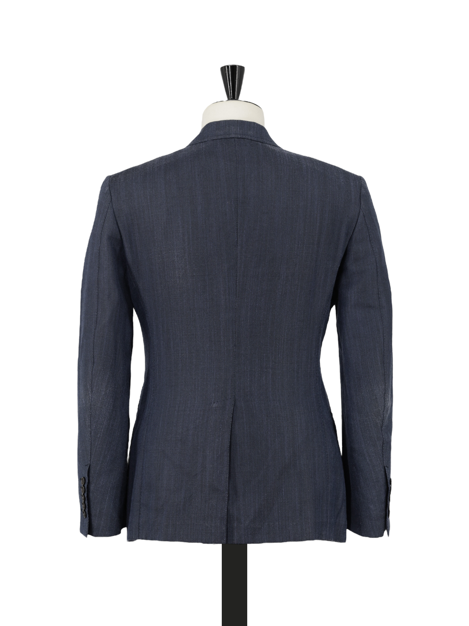Tom Ford Blue Silk & Mohair Herringbone Spencer Jacket