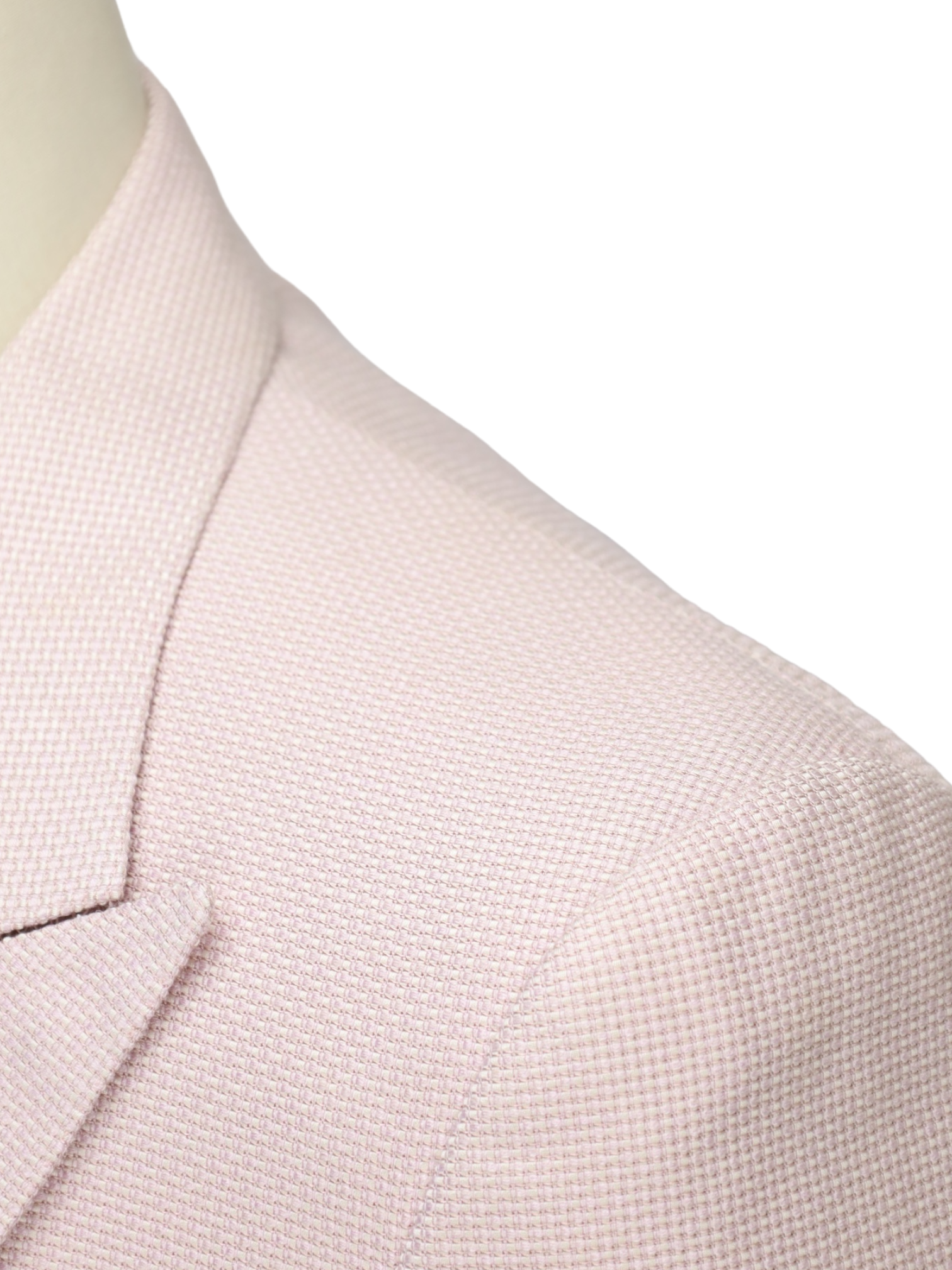 Tom Ford Light Pink Silk & Cotton Structured Windsor Jacket
