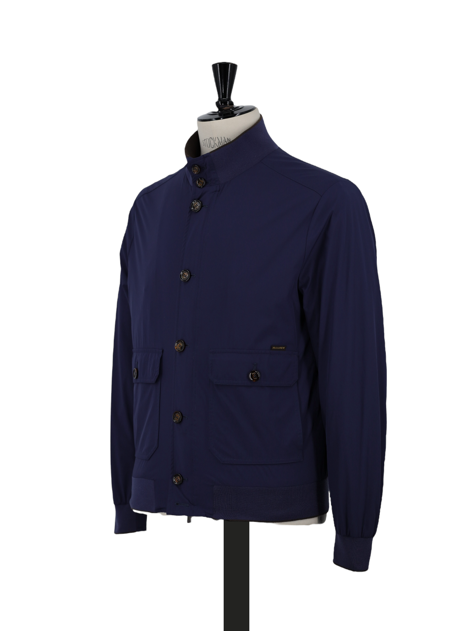 MooRER Dark Blue "Acqua" Carlos-KN Bomberjacket