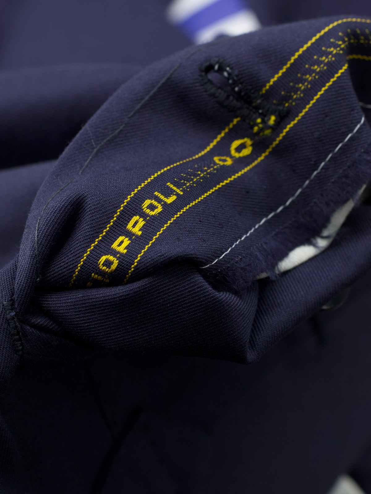 Sartoria Voglio Dark Blue Caccioppoli Cotton Twill Sartorial Trousers