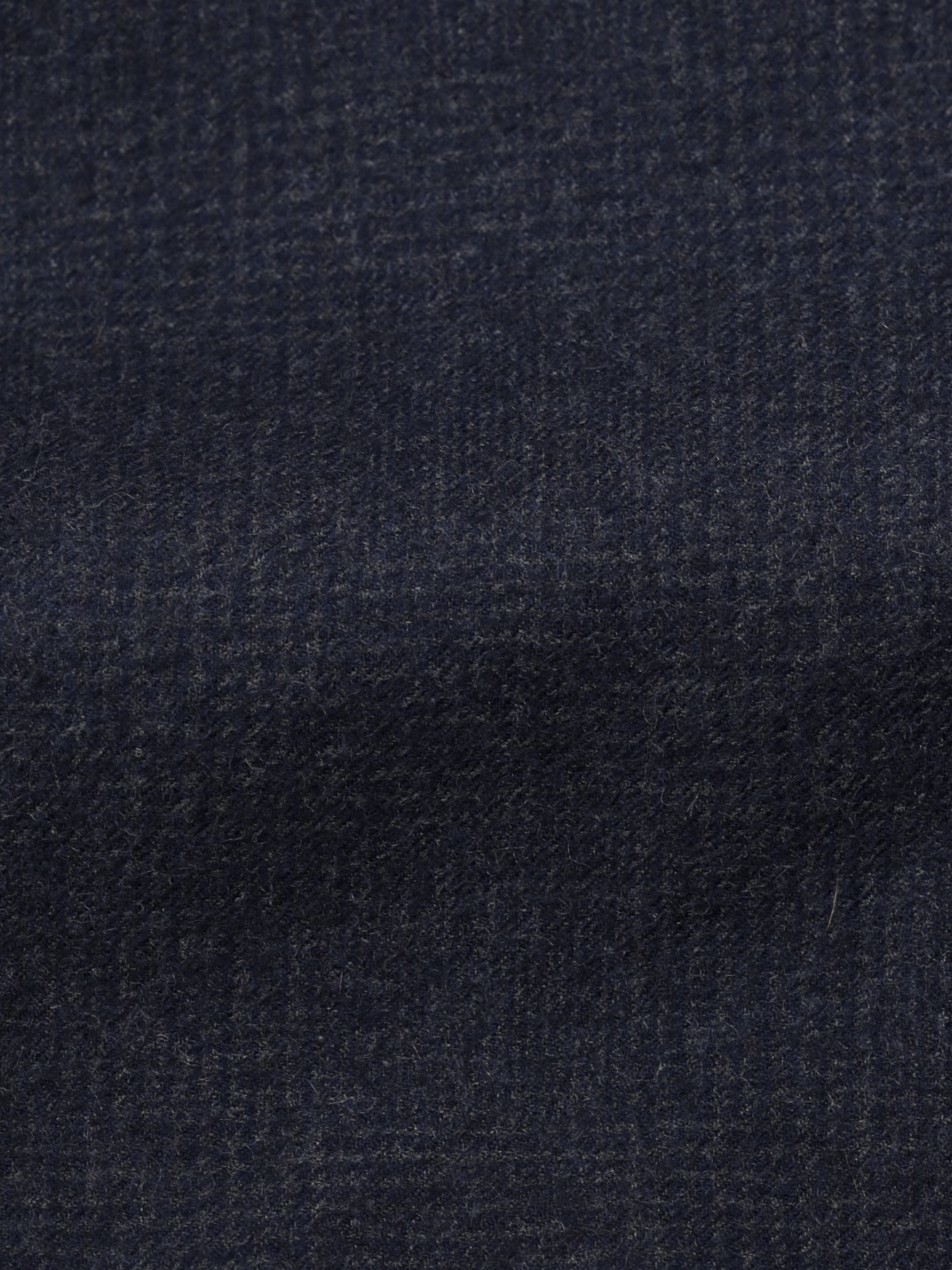 Loro Piana Navy Double-Faced Cashmere Glenplaid Jacket