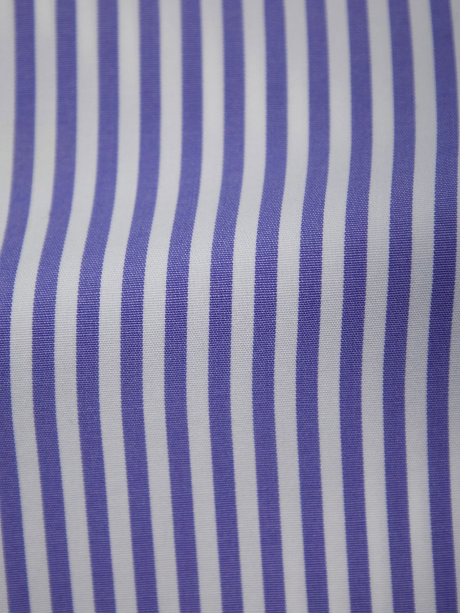 Corneliani Blue Pinstripe Contrast-Collar Shirt